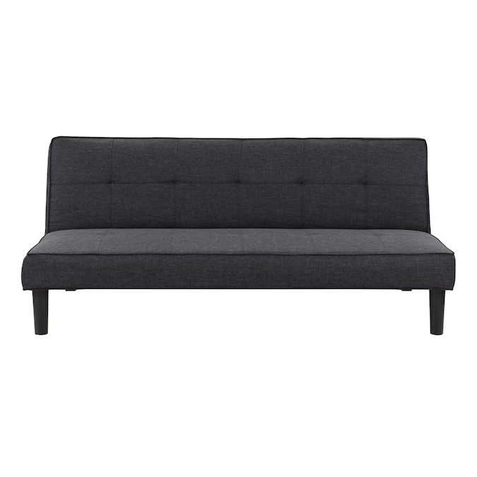 Futons CorLiving Yorkton Dark Grey Polyester Futon in the Futons & Sofa Beds  department at Lowes.com