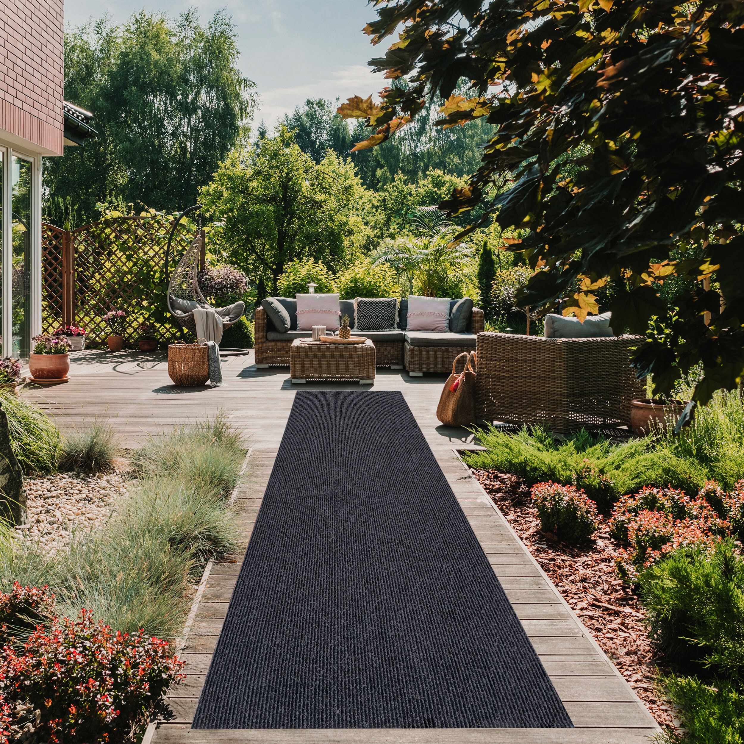 Playa Rug PLY-BLK-31X10 rugs - View #6