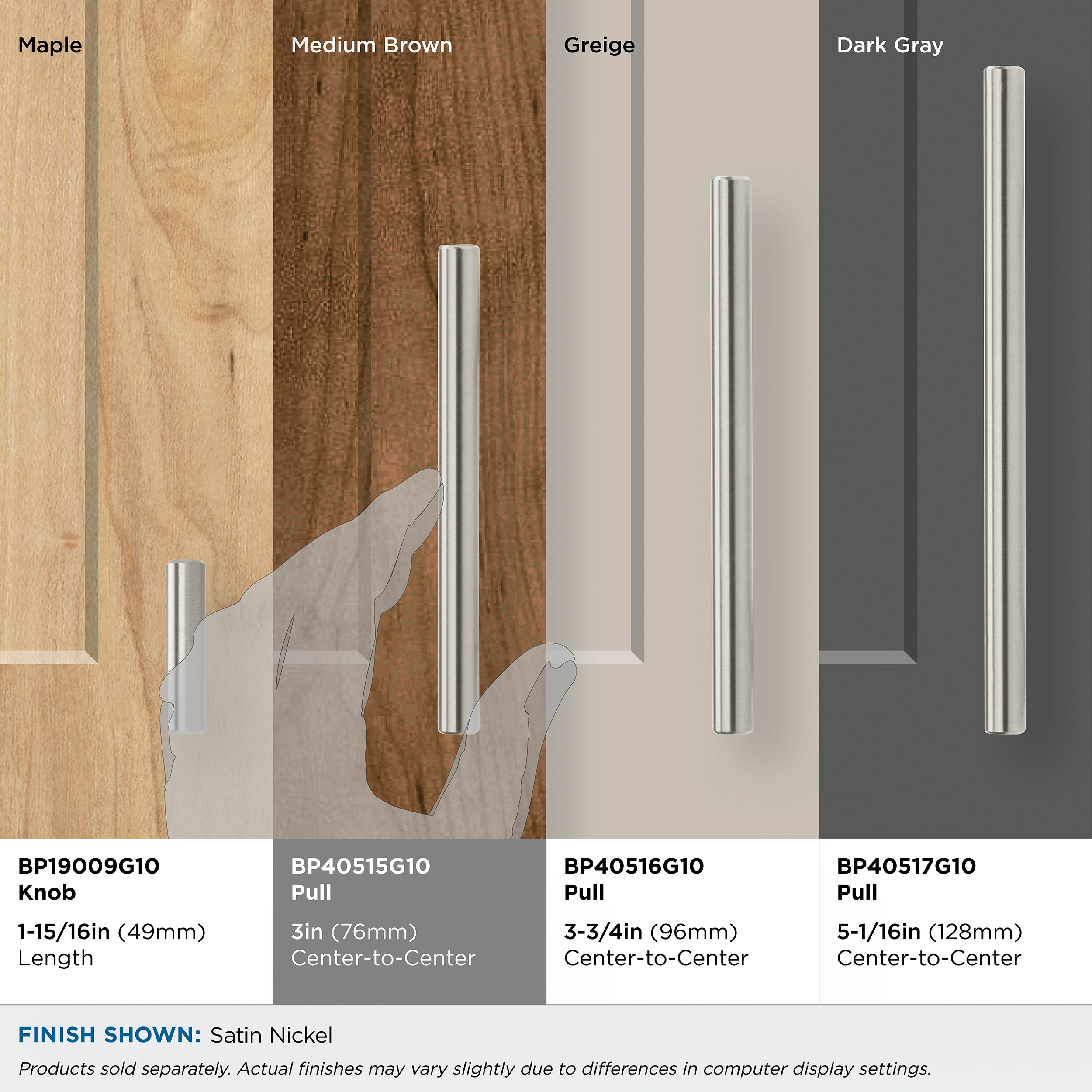 Amerock 10BX40515G10 Cabinet-Pulls - View #3