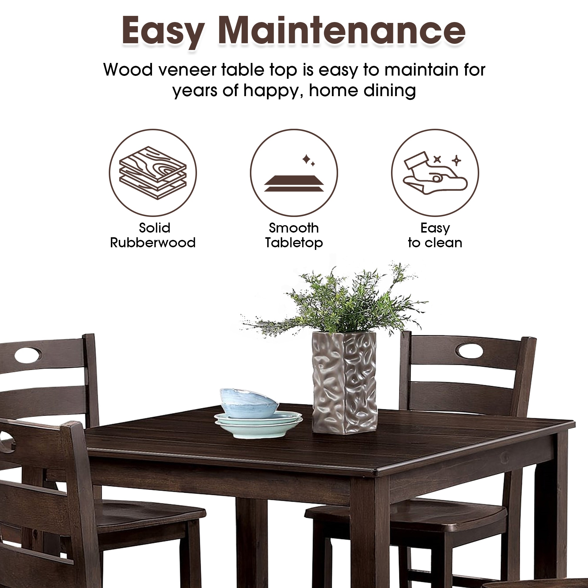 IHOMEadore MDFM3419EX-PT-5PK Dining-Sets - View #3