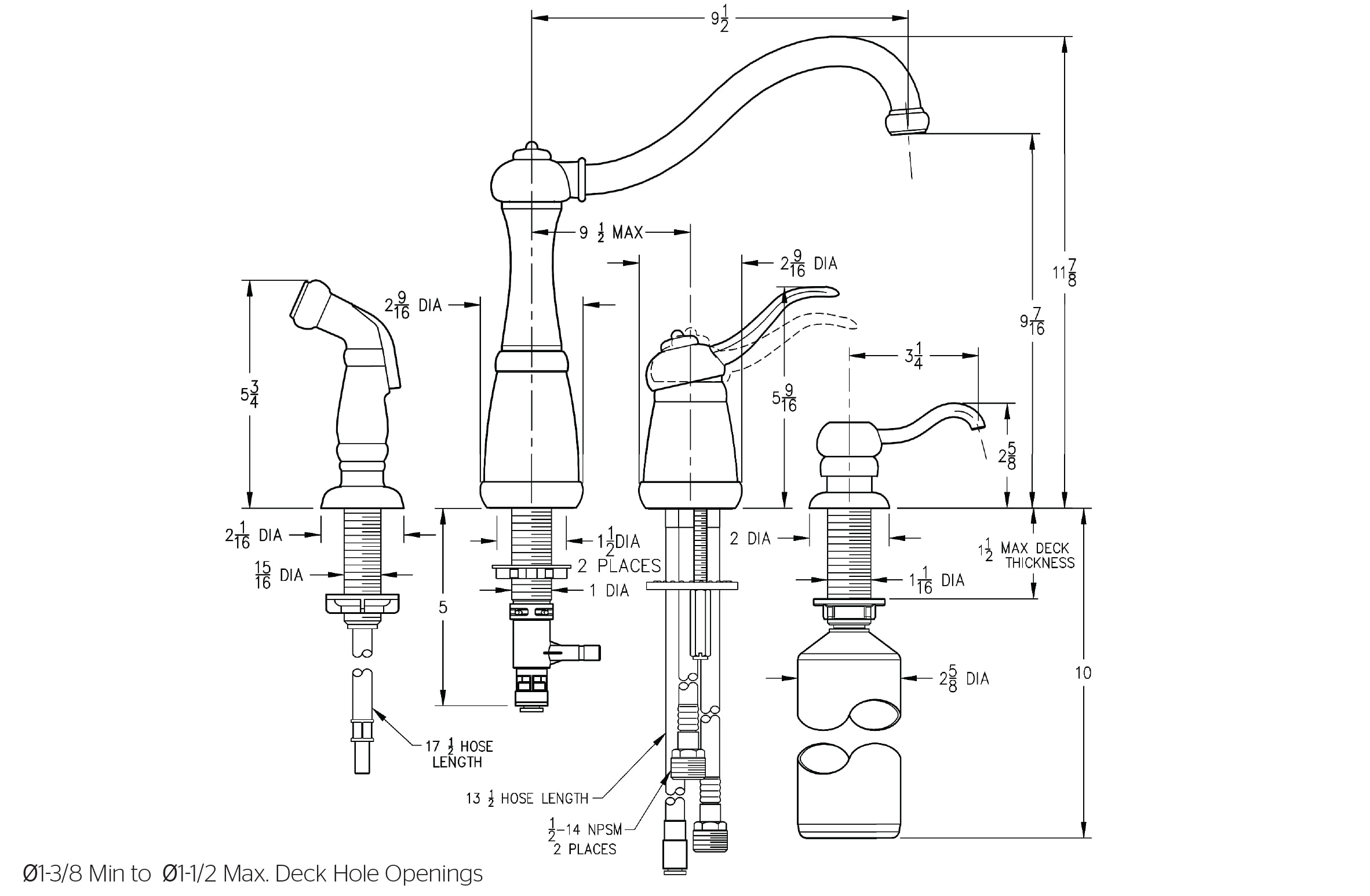 Pfister Marielle Stainless Steel Single Handle High-arc Kitchen Faucet ...