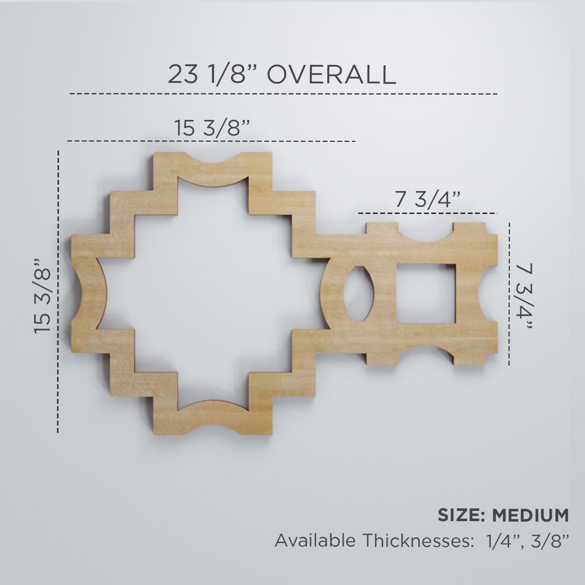 Ekena Millwork WALW16X16X0250CRVRO Wall-Panels - View #3