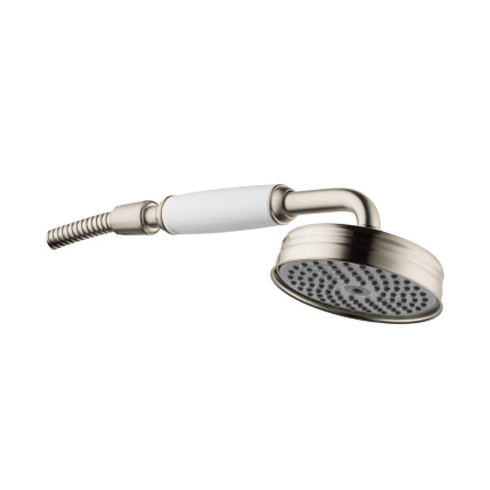 Hansgrohe Axor Montreux Brushed Nickel Handheld Shower Head 2 5 GPM 9   40992293 