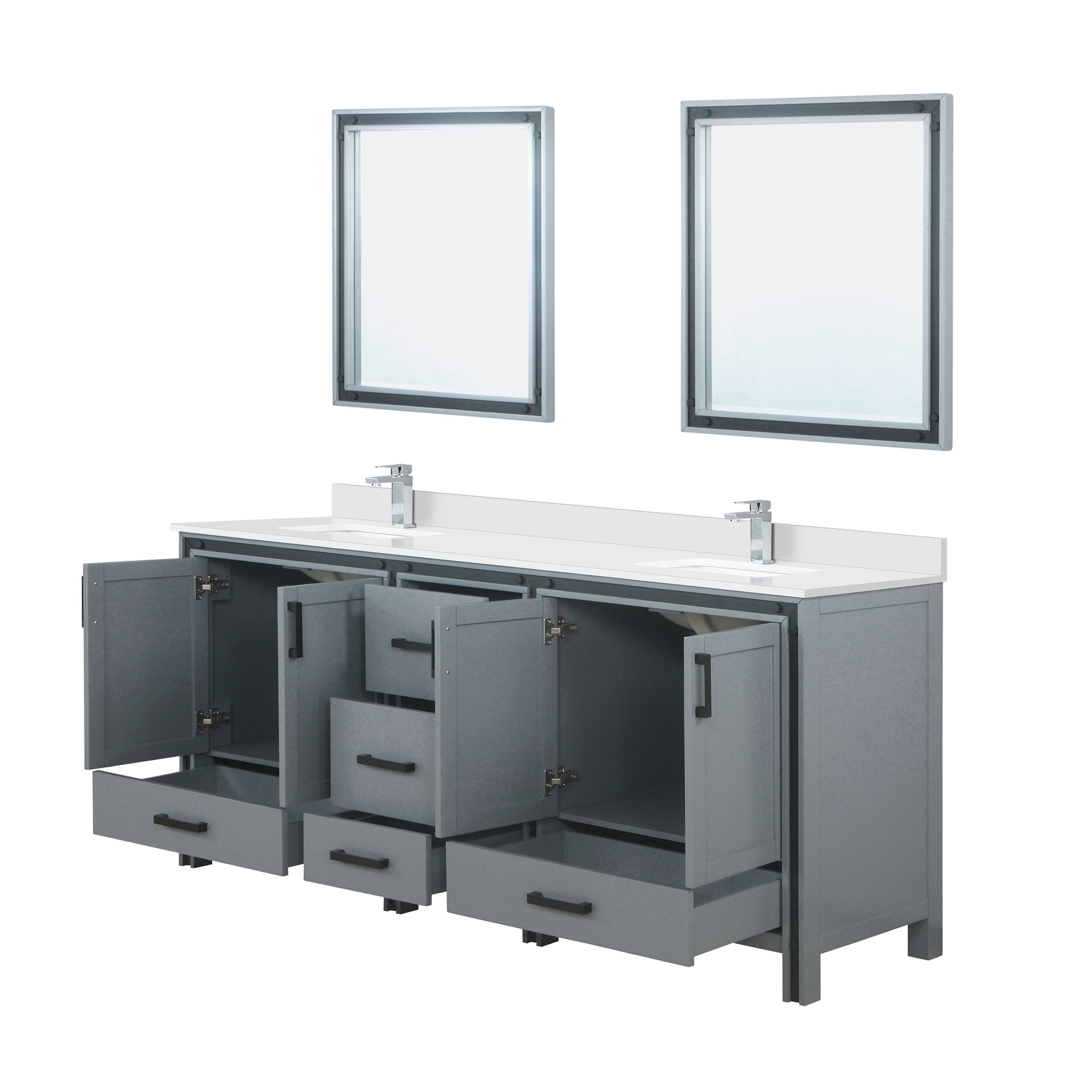 Lexora LZV352280SBJSM30F Bath-Vanity-Combo - View #6