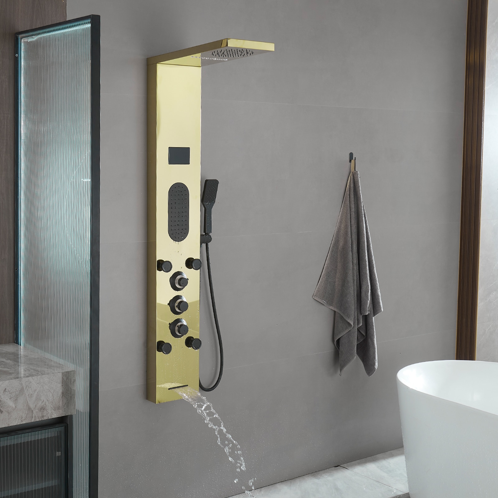 BWE YTP26-BGK Showerhead-Bar-Panels - View #8