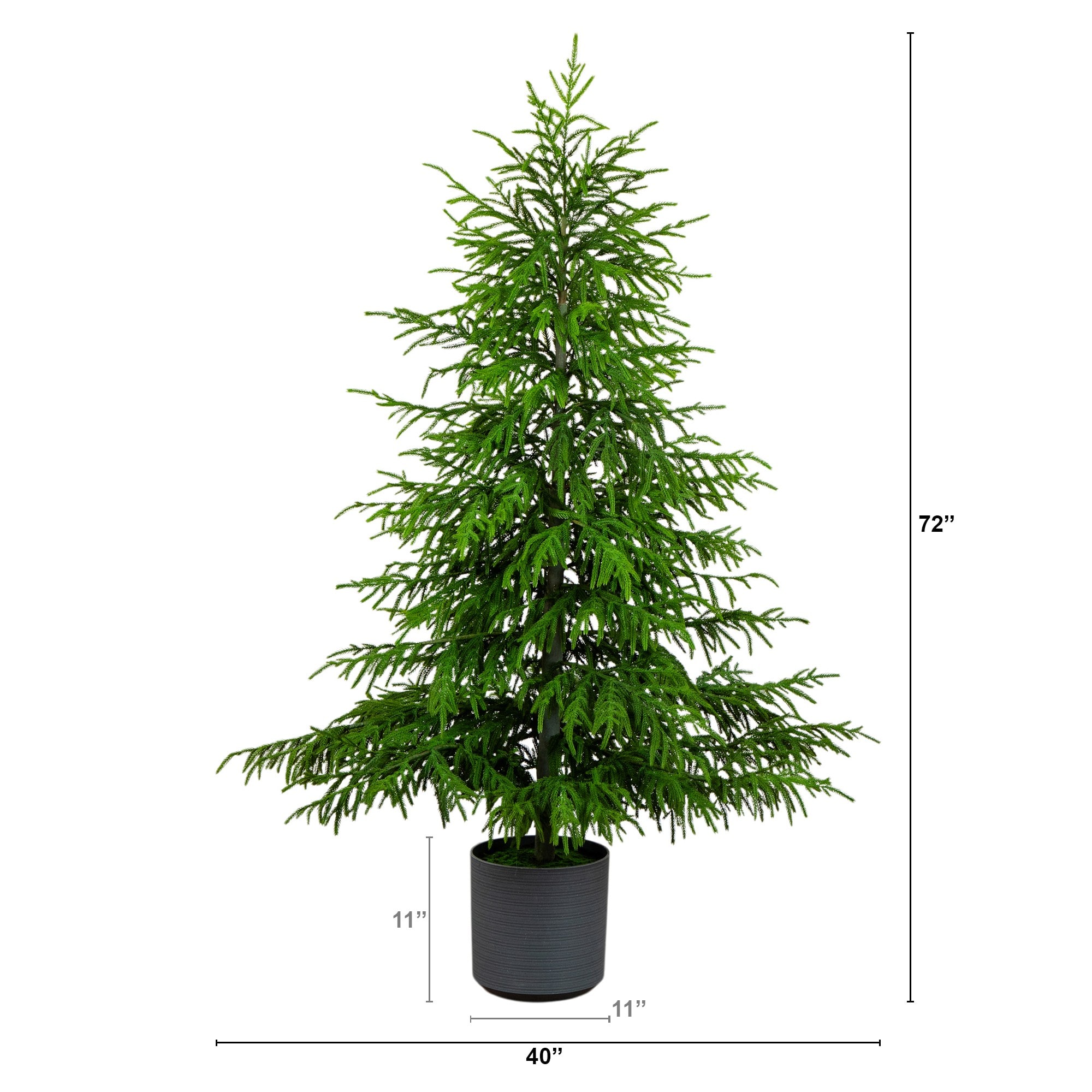 Nearly Natural T5369 Artificial-Christmas-Trees - View #2