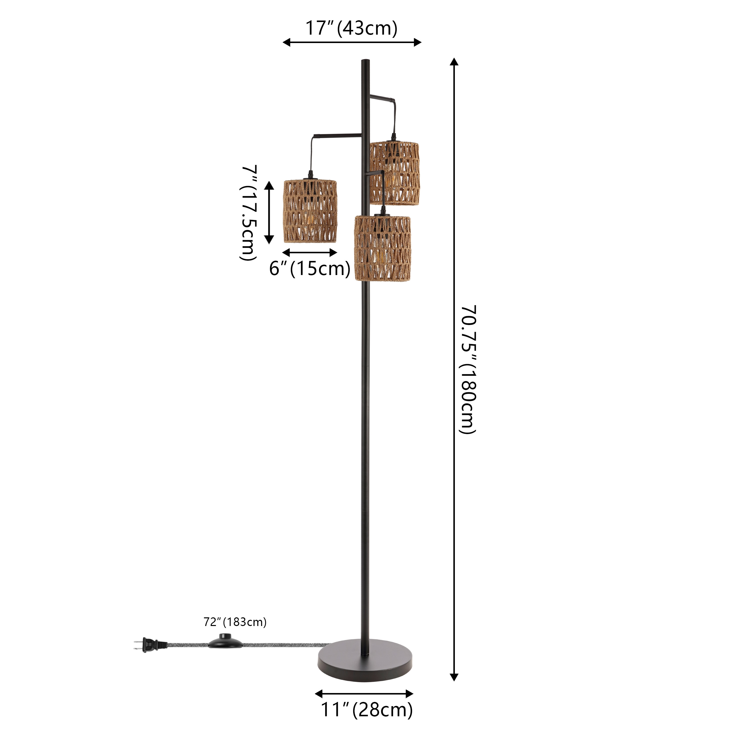 JONATHAN  Y JYL1150A floorlamps - View #4