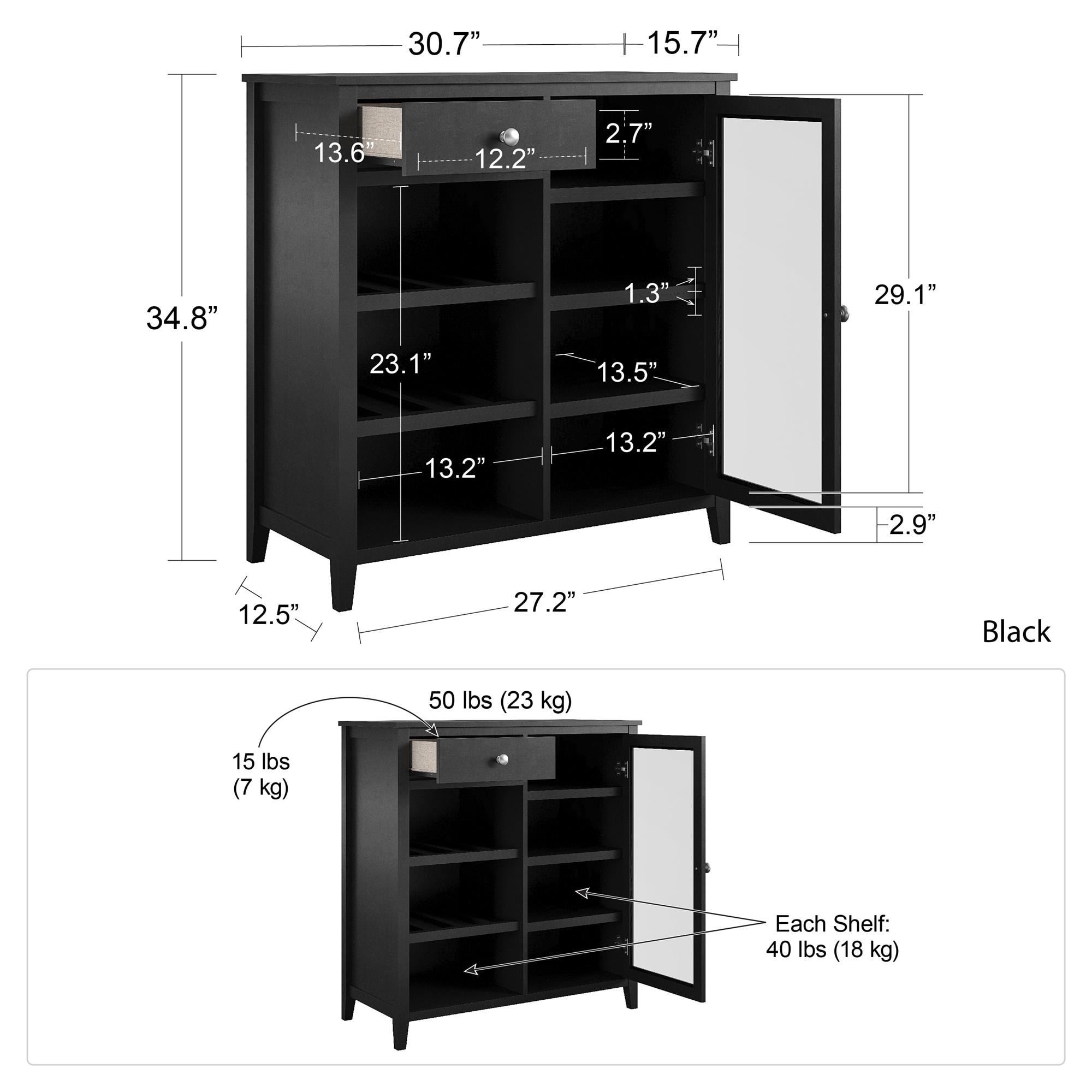 Ameriwood Home 3969872COM Dining-Kitchen-Storarge - View #12