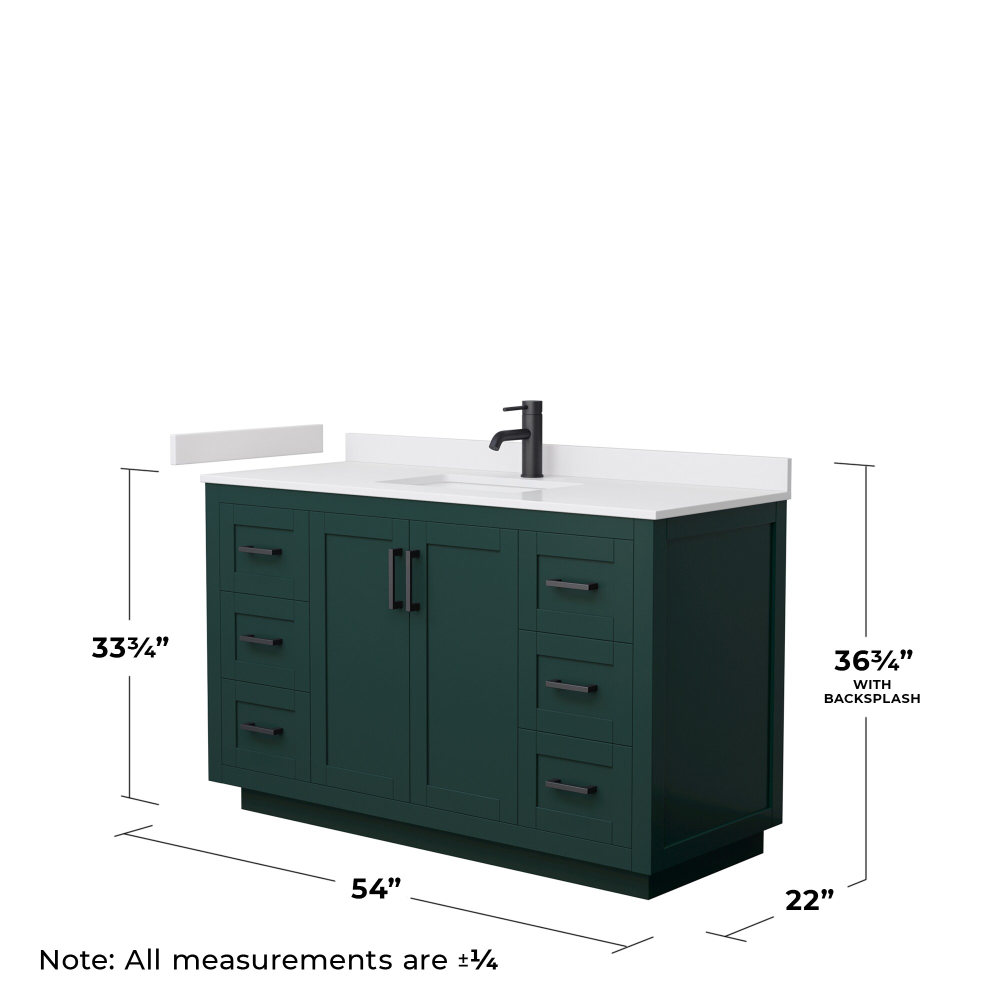 Wyndham Collection WCF292954SGKWCUNSMXX Bath-Vanity-Combo - View #5