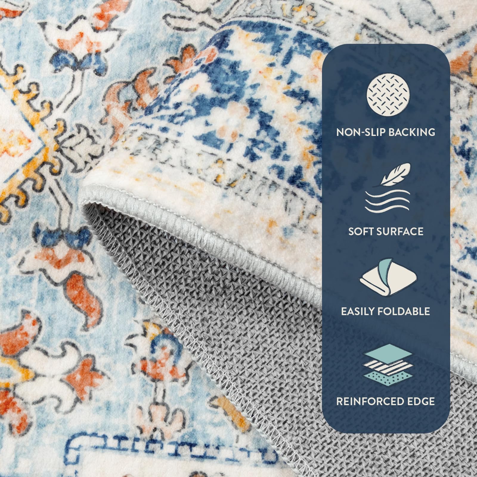 Lahome AR-DYRZP-010-BL1 rugs - View #4