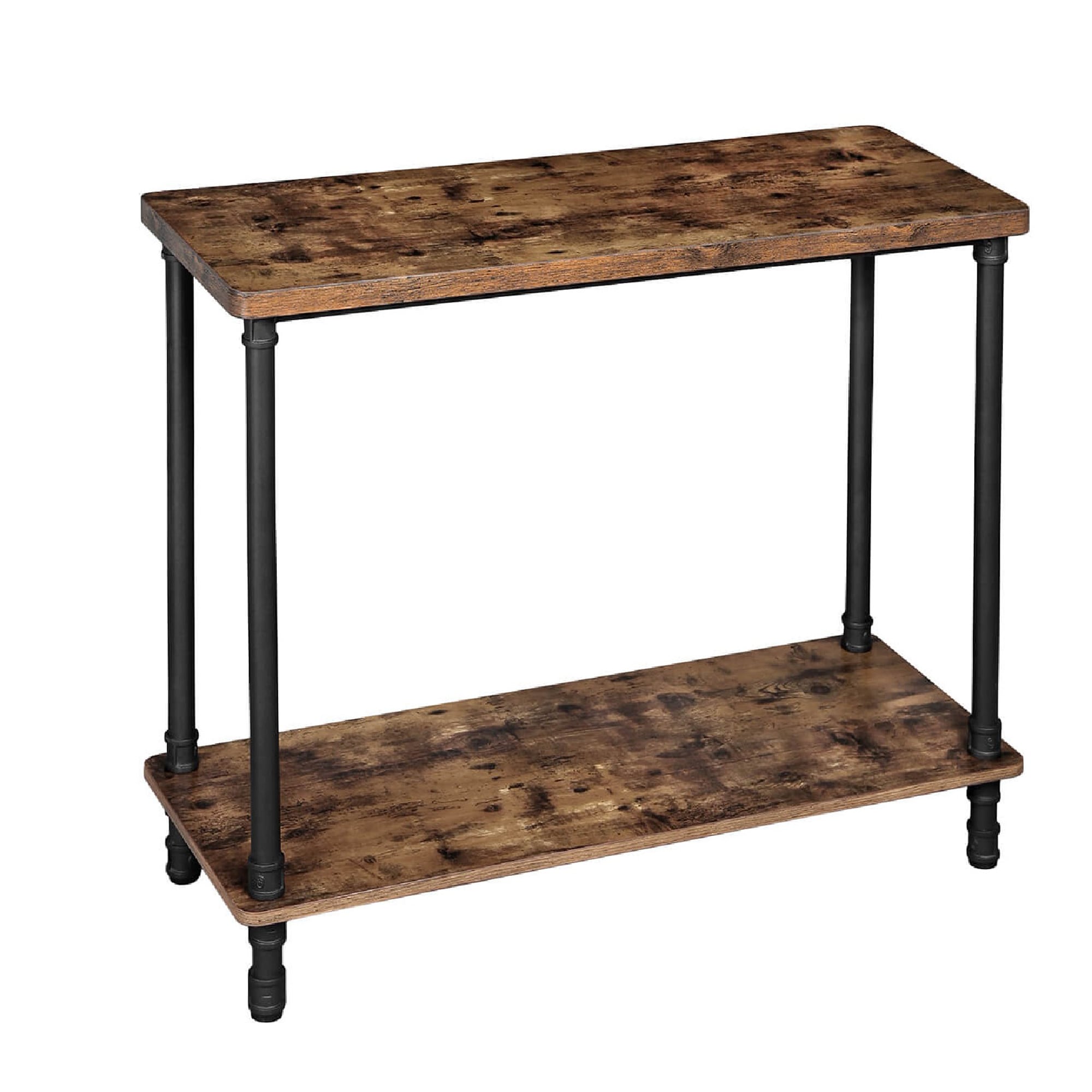 Benzara BM215748 Industrial Brown Console Table