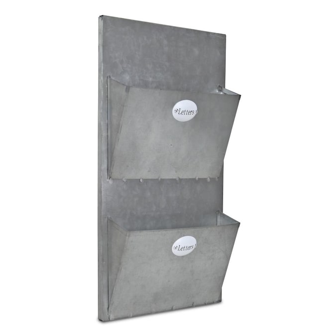 Cheung S Metal 2 Slot Wall Mounted Letter Holder In The Memo Boards Department At Com - Wall Mounted Letter Holder