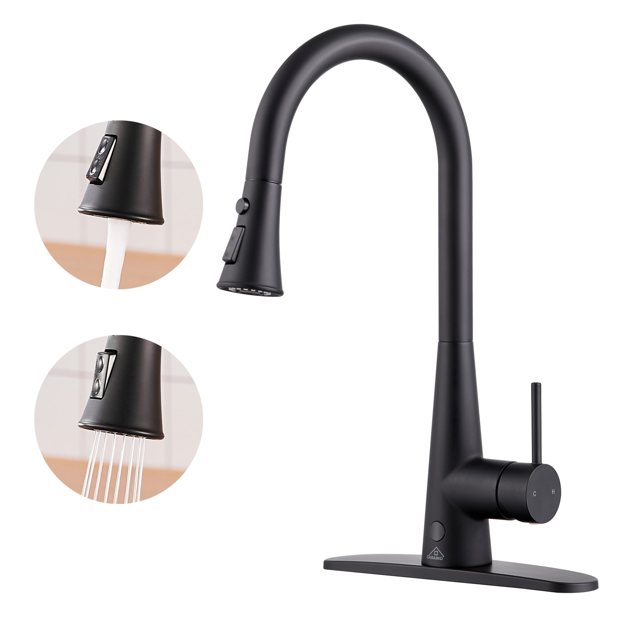 CASAINC KCLT0053MB Kitchen-Faucets - View #2