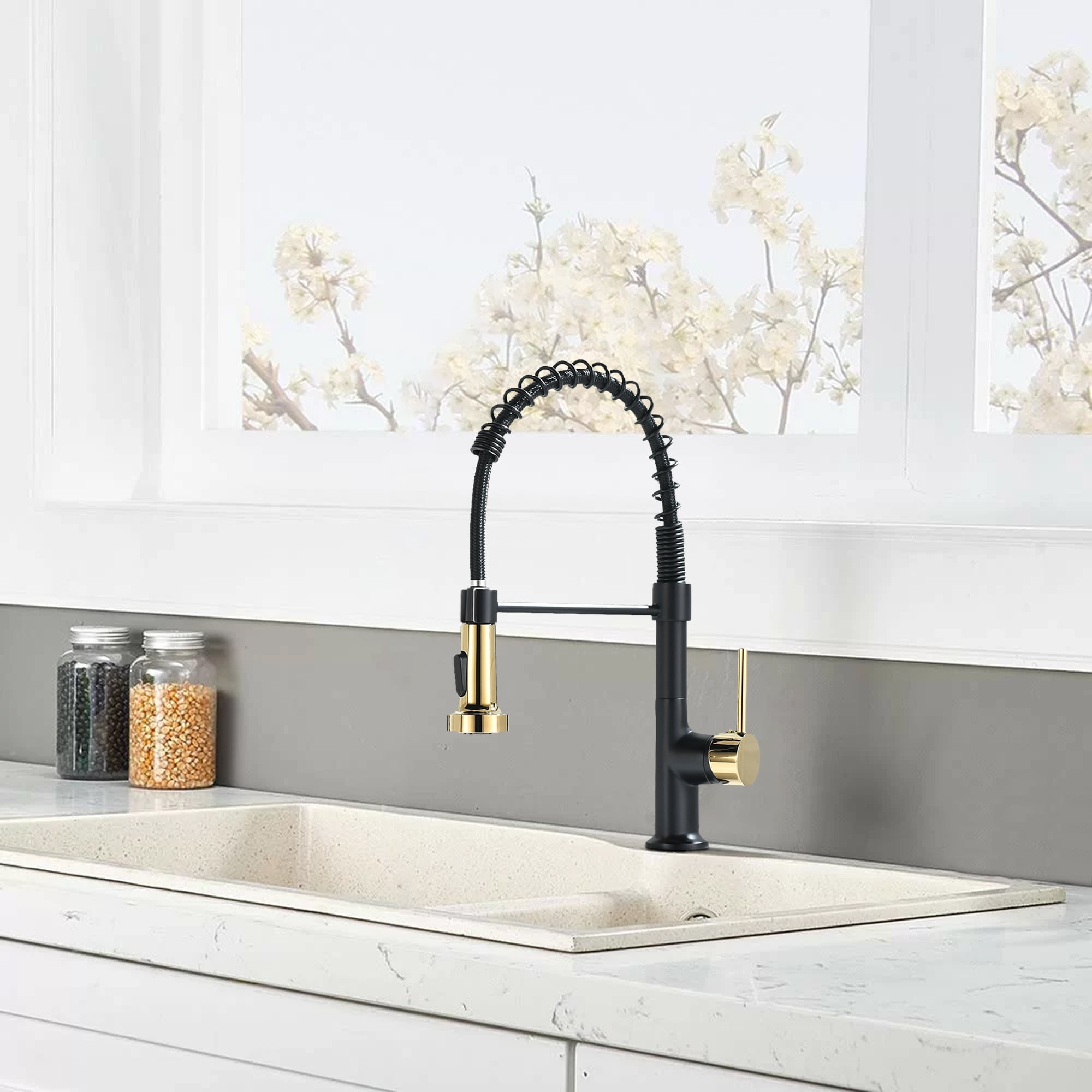 Flynama XY-Q-2135BG-1P Kitchen-Faucets - View #2