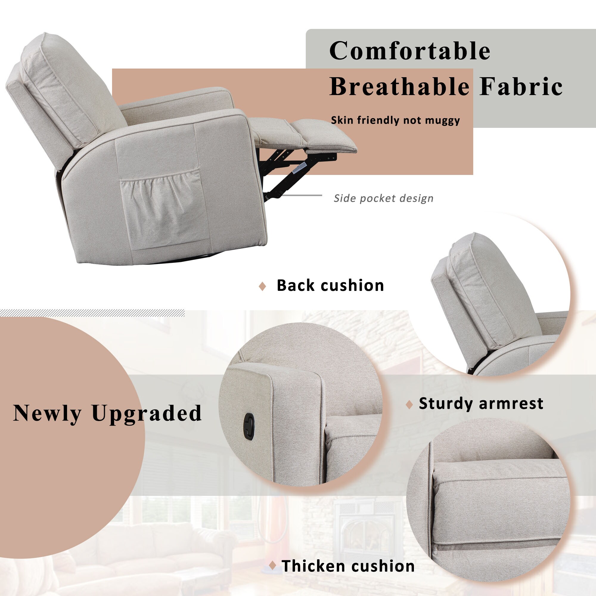 CASAINC OR-PP192721AAJ recliners - View #8