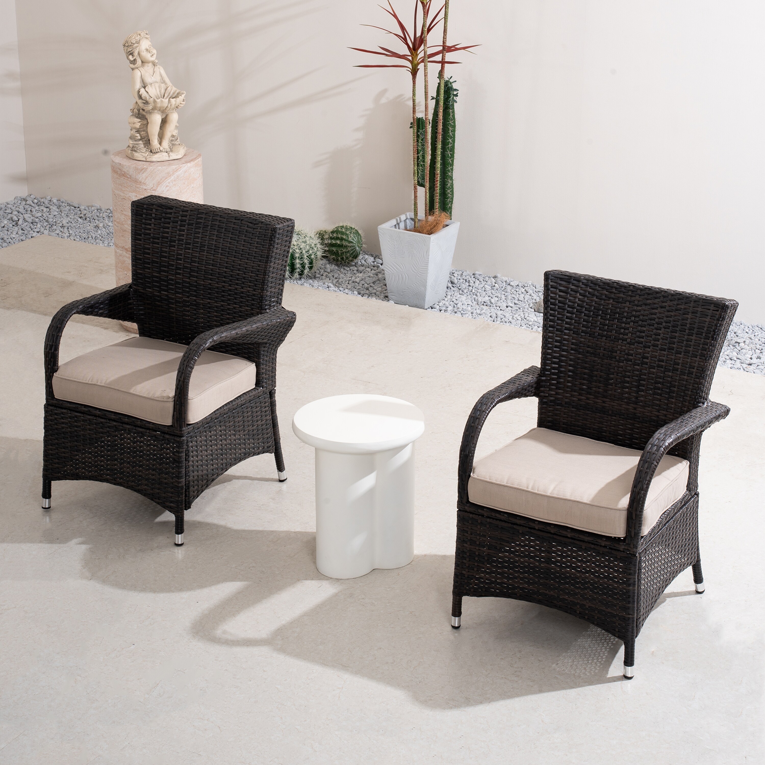 Direct Wicker DWT-1122BR&154STCR Patio-Conversation-Sets - View #5