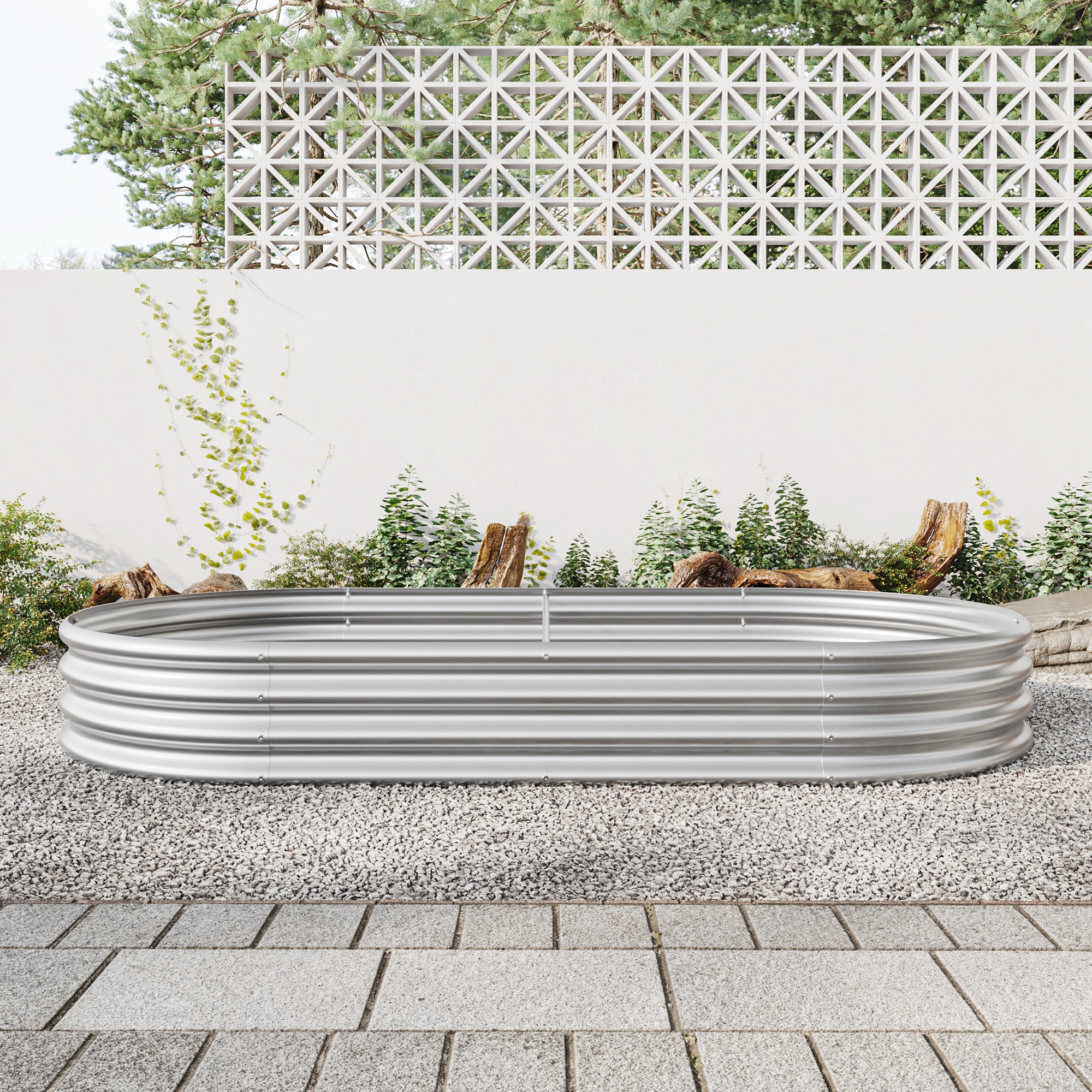 Zeus & Ruta 840GARBED-24 Raised-Garden-Beds - View #2