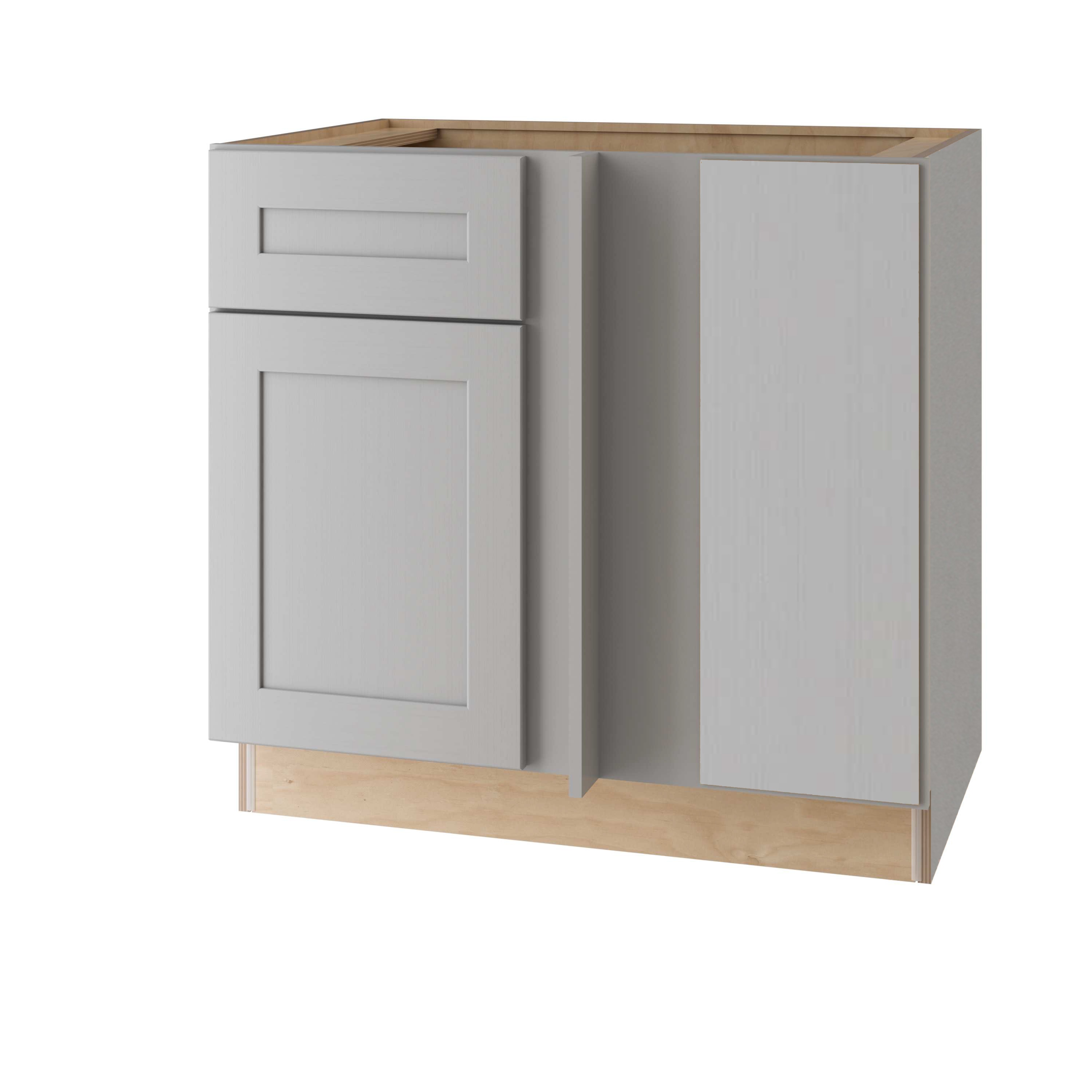 Luxxe Cabinetry Thornbury 36-in W x 34.5-in H x 24-in D Pastel Gray ...