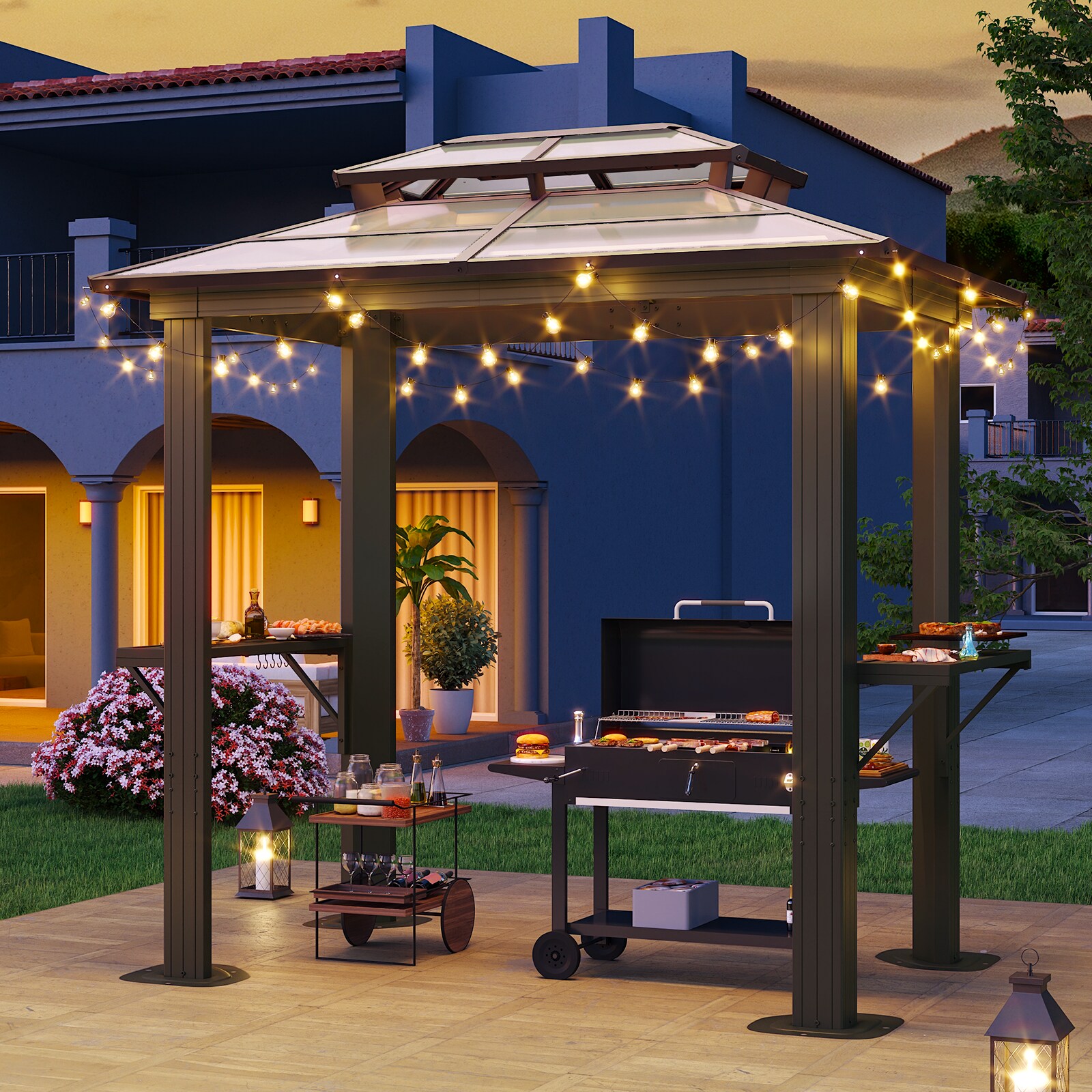 AOXUN AX-406B33 Wood-Resin-Gazebos - View #9