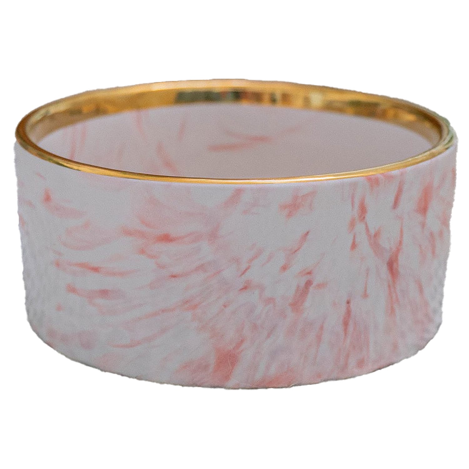 Dexypaws Marble Dog Bowl 15-oz Marble Dog Food/Water bowl 1 Bowls