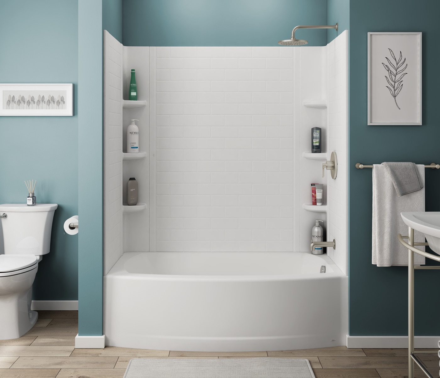 Arctic Stone Bathroom and Shower Panel