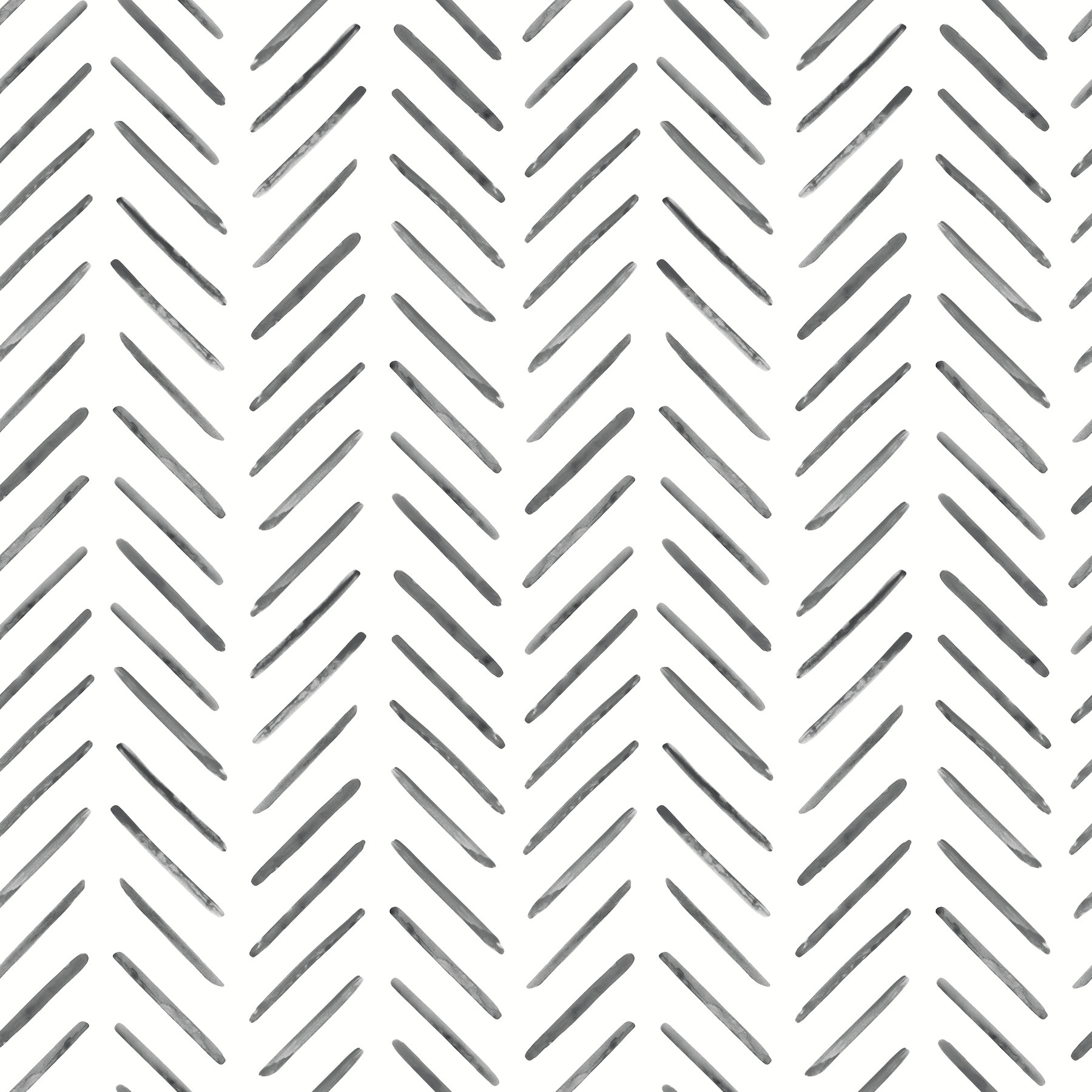 York Wallcoverings PSW1525RL Watercolor Botanicals 34.2-Sq. Feet Black Non-woven Chevron Self-adhesive Peel and Stick Wallpaper