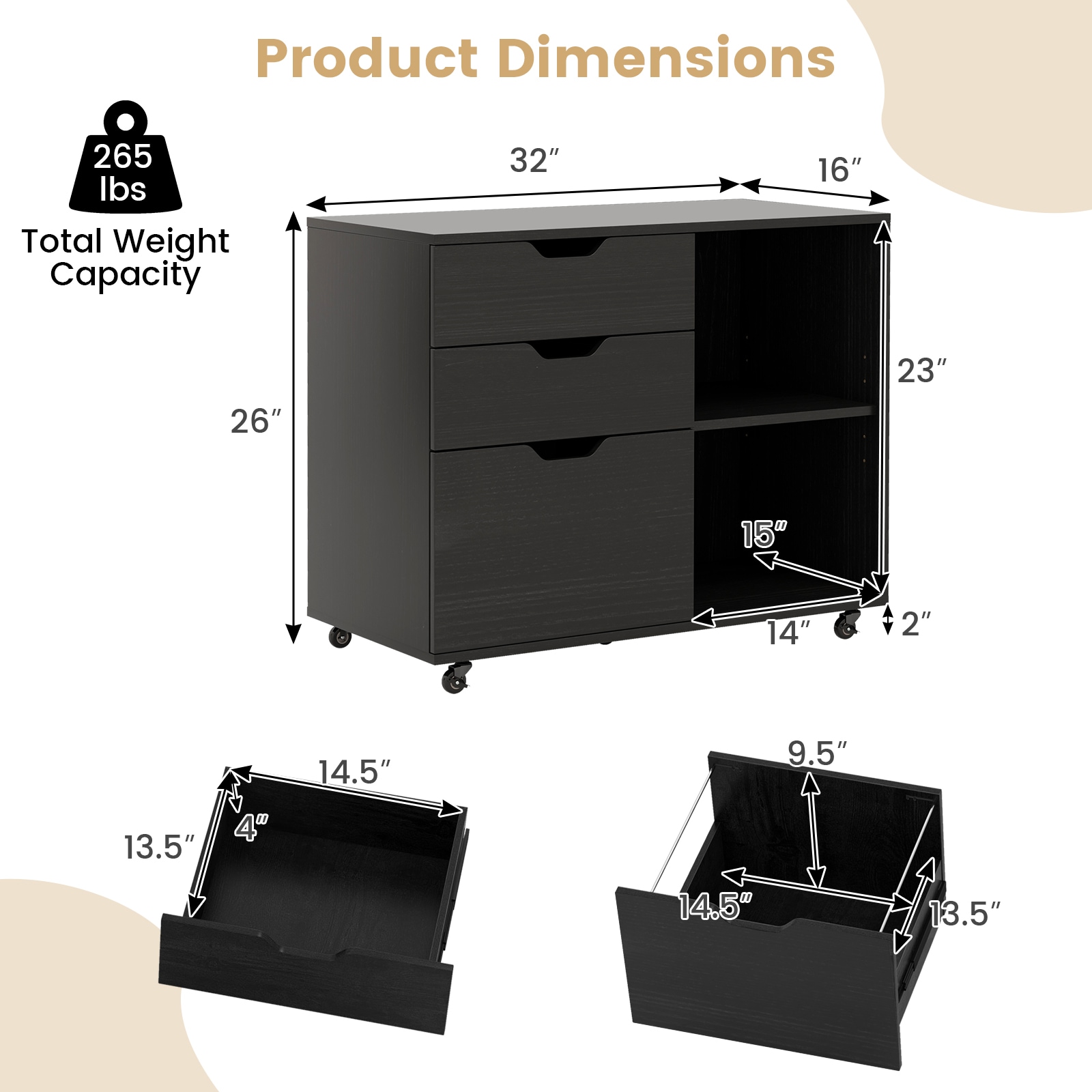 SUGIFT LW018SUGHY569 Filing-Cabinets - View #3