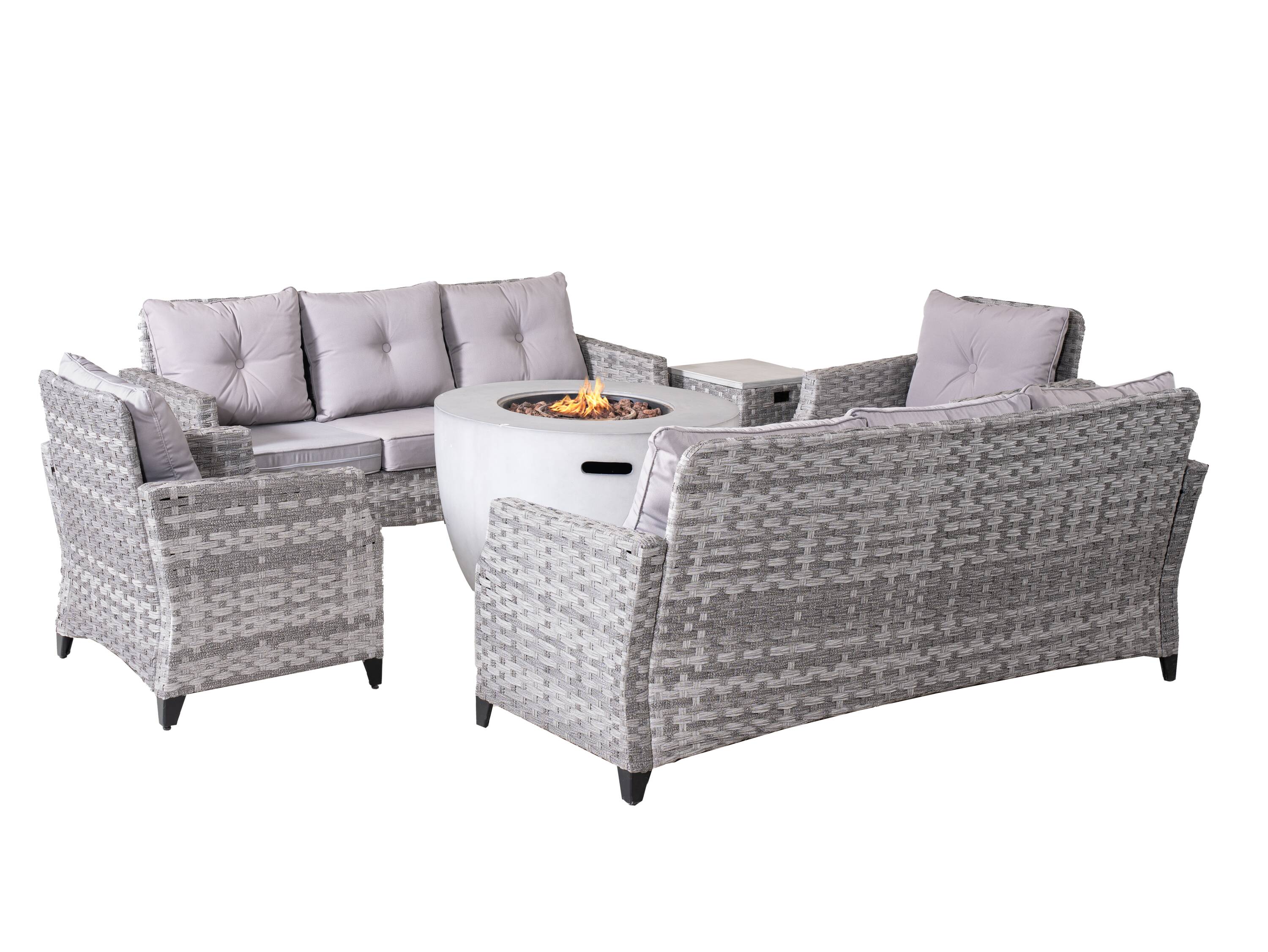 Direct Wicker DWS-183S2ST&2160 Patio-Conversation-Sets - View #5