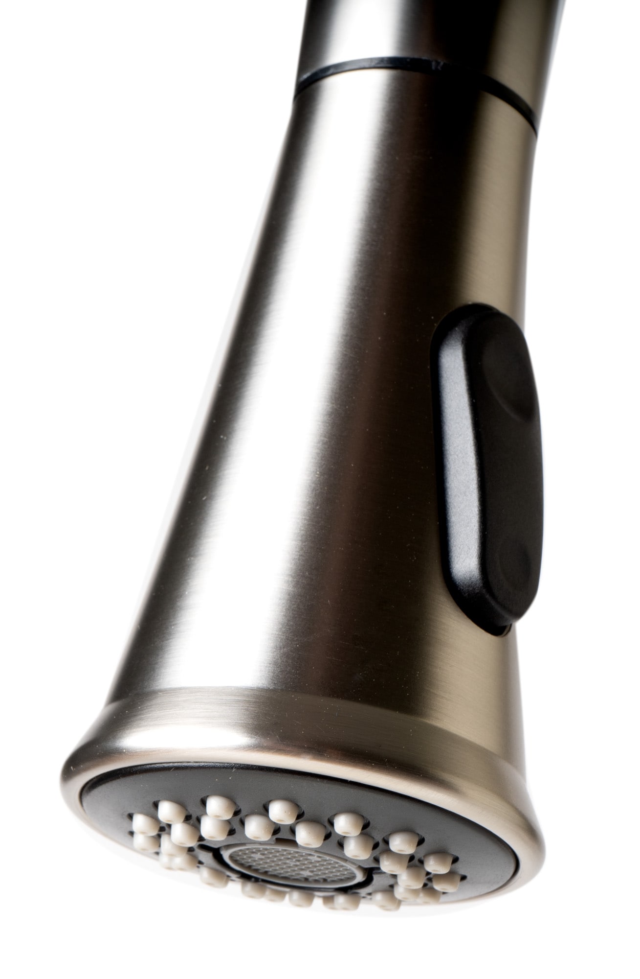 Brushed Nickel Gooseneck Pull Down Kitchen Faucet with Spray