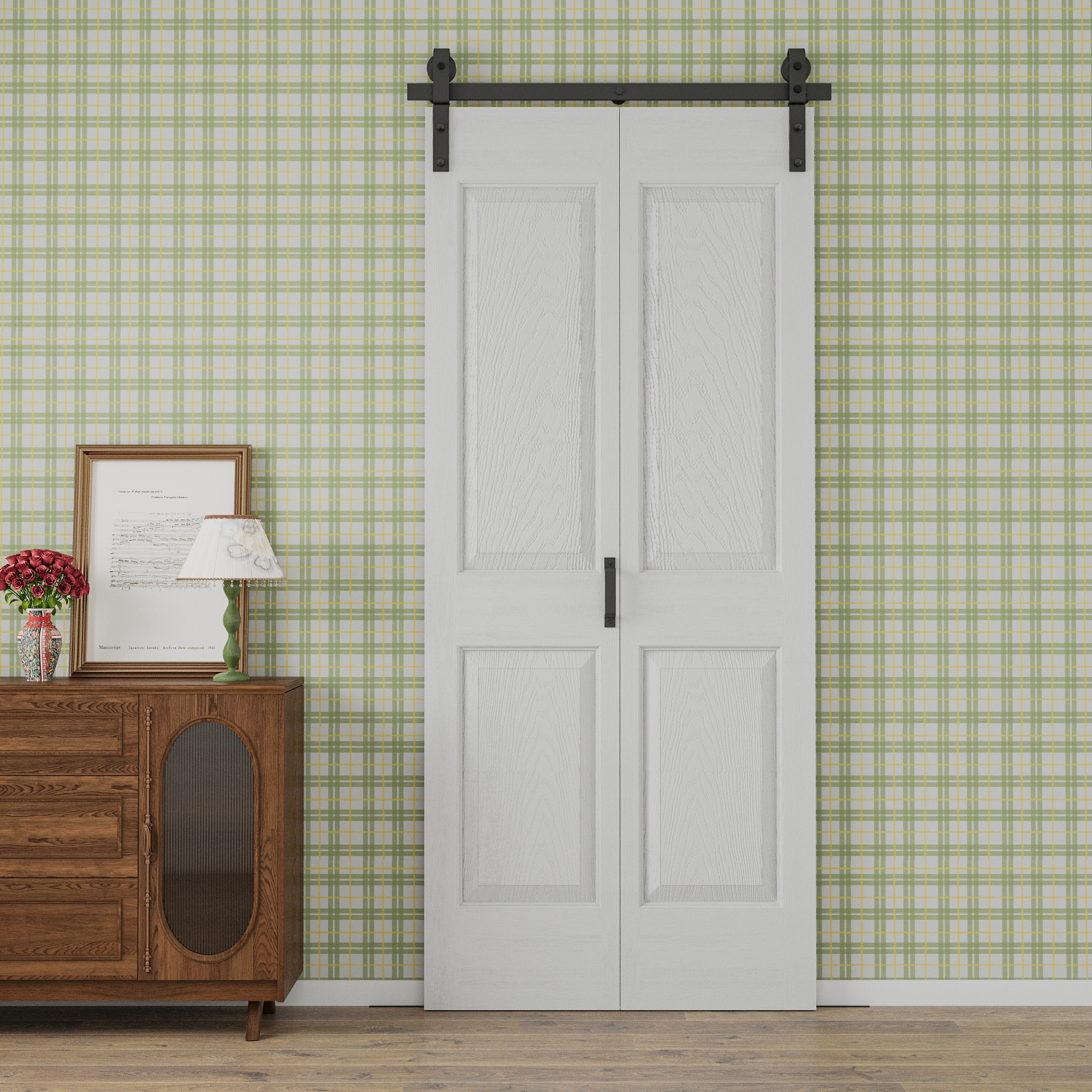 AINLARRY ZDGC-BD-KX4L-24 Barn-Doors - View #2