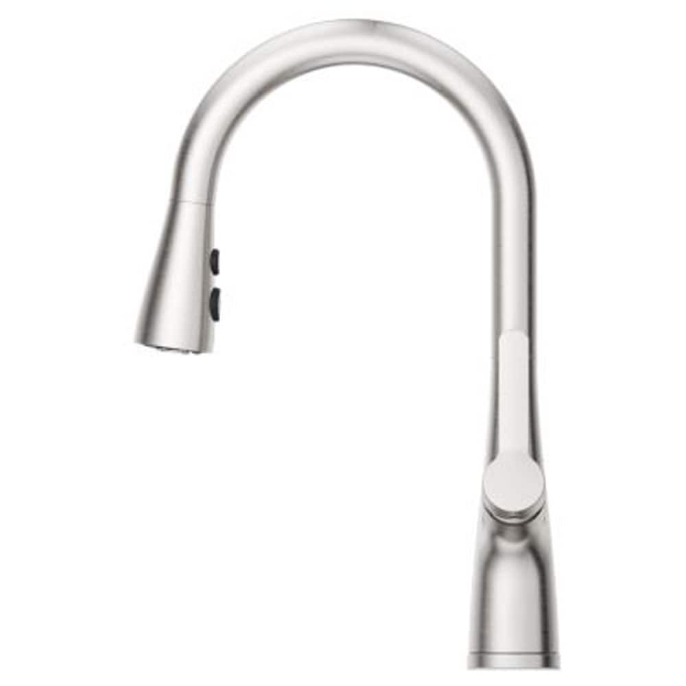 Neera Stainless Steel Pull Down Single Handle Kitchen Faucet