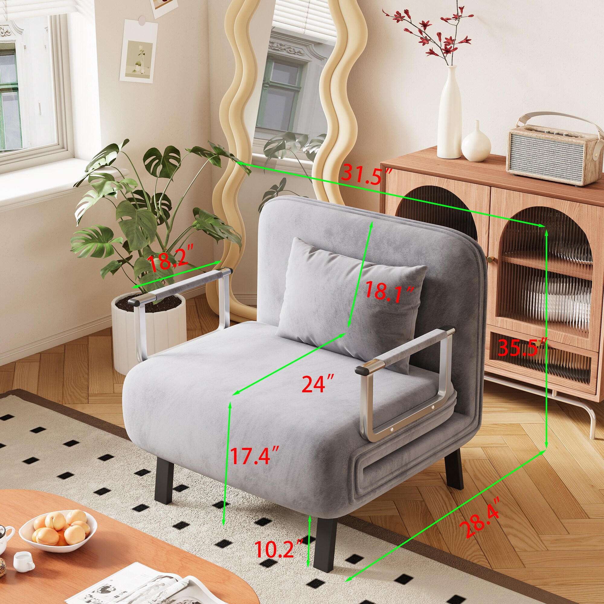 SINOFURN SYD180004GY futons - View #11