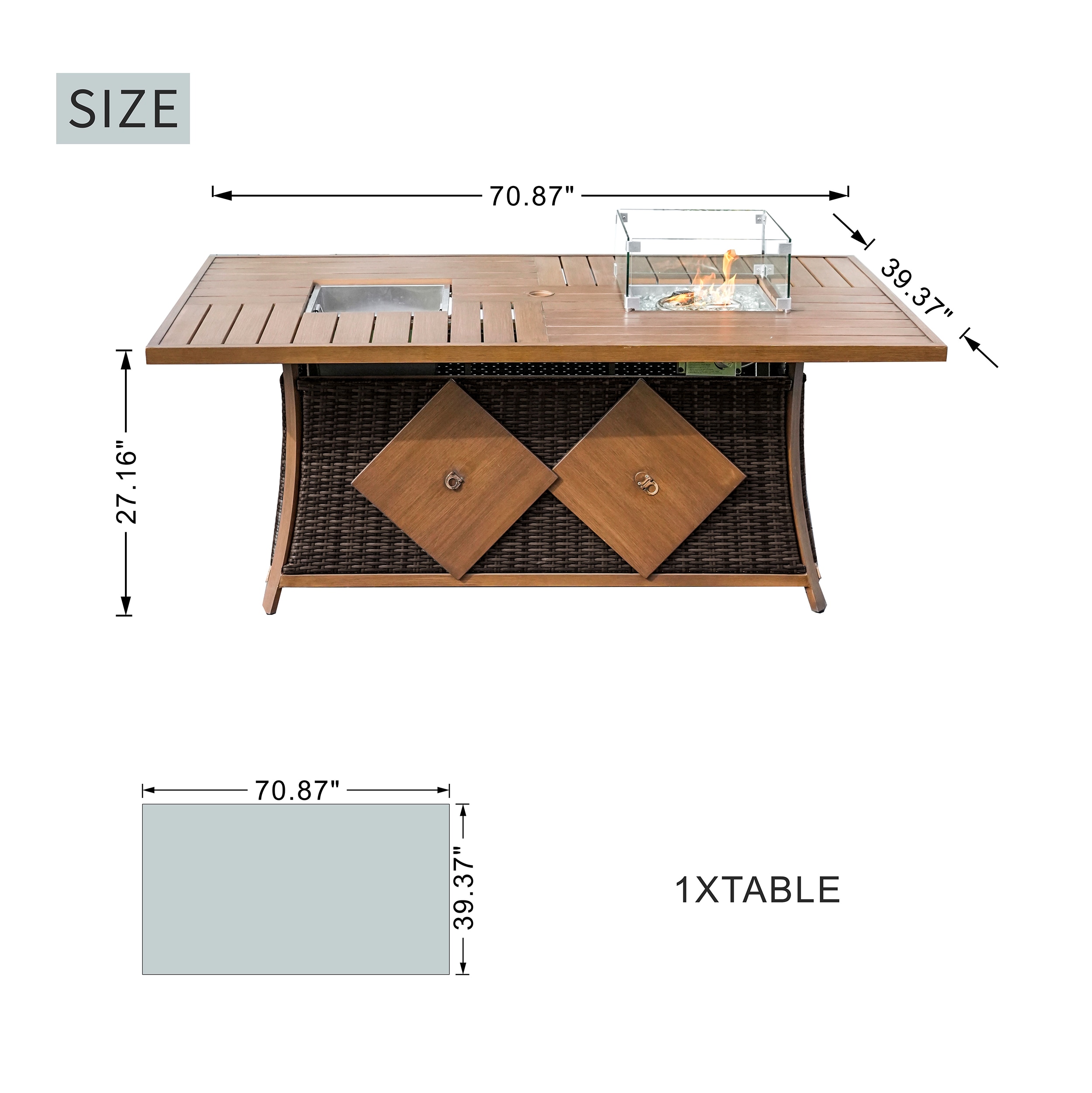 Moda Furnishings 1106FI-009-B Patio-Dining-Sets - View #11