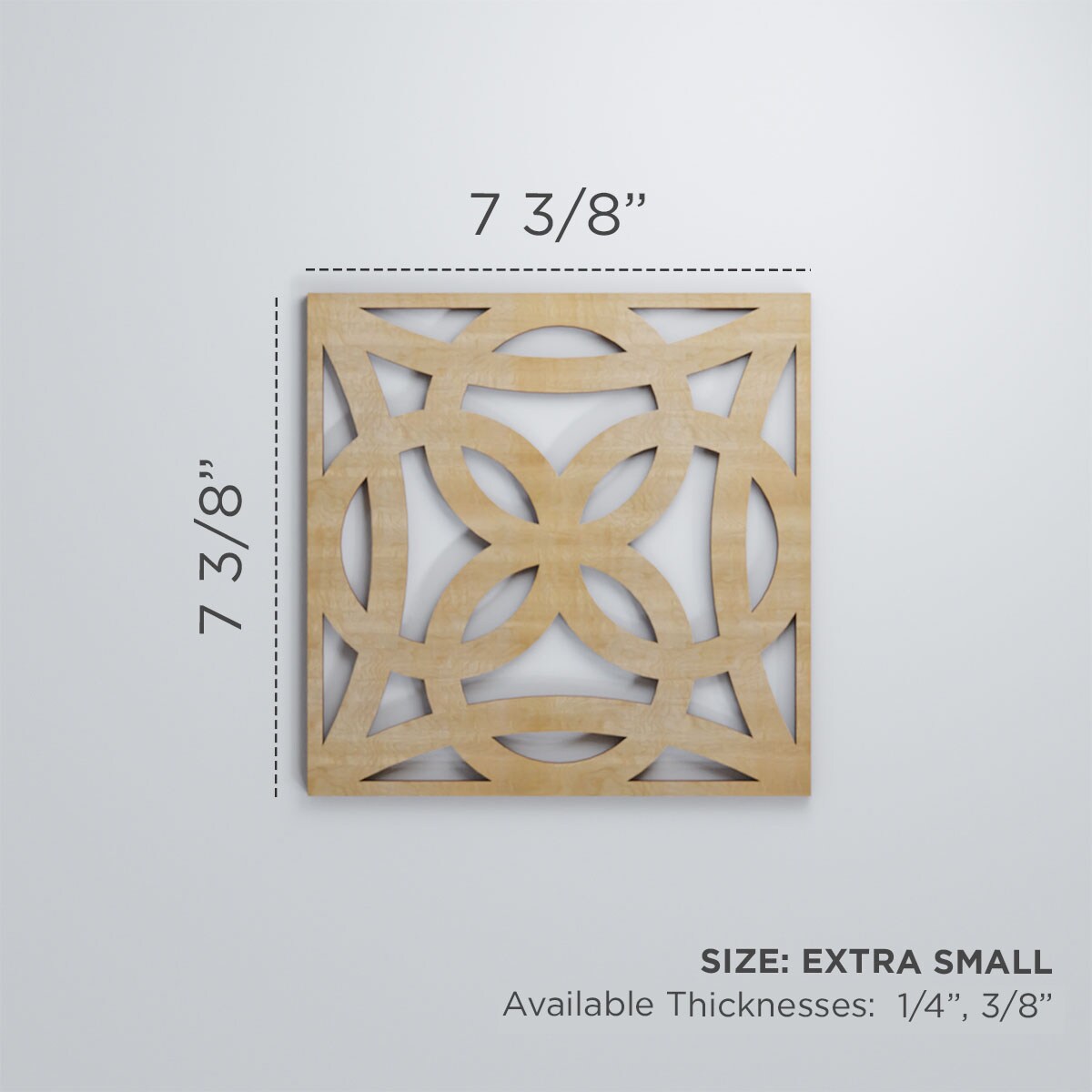 Ekena Millwork WALW08X08X0375BYTHI Wall-Panels - View #3