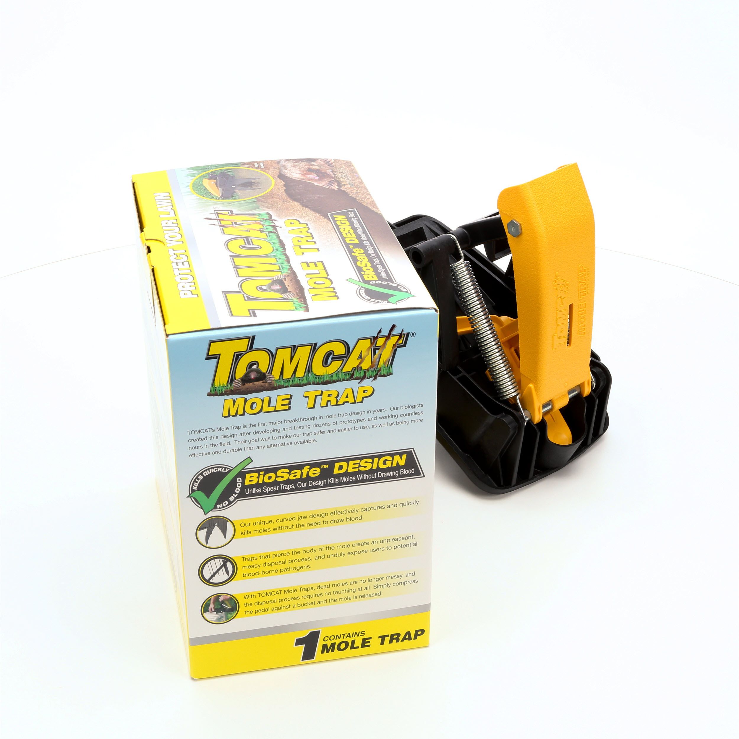 Tomcat Mole Trap Kill Moles Without Drawing Blood to Protect Your Lawn and 