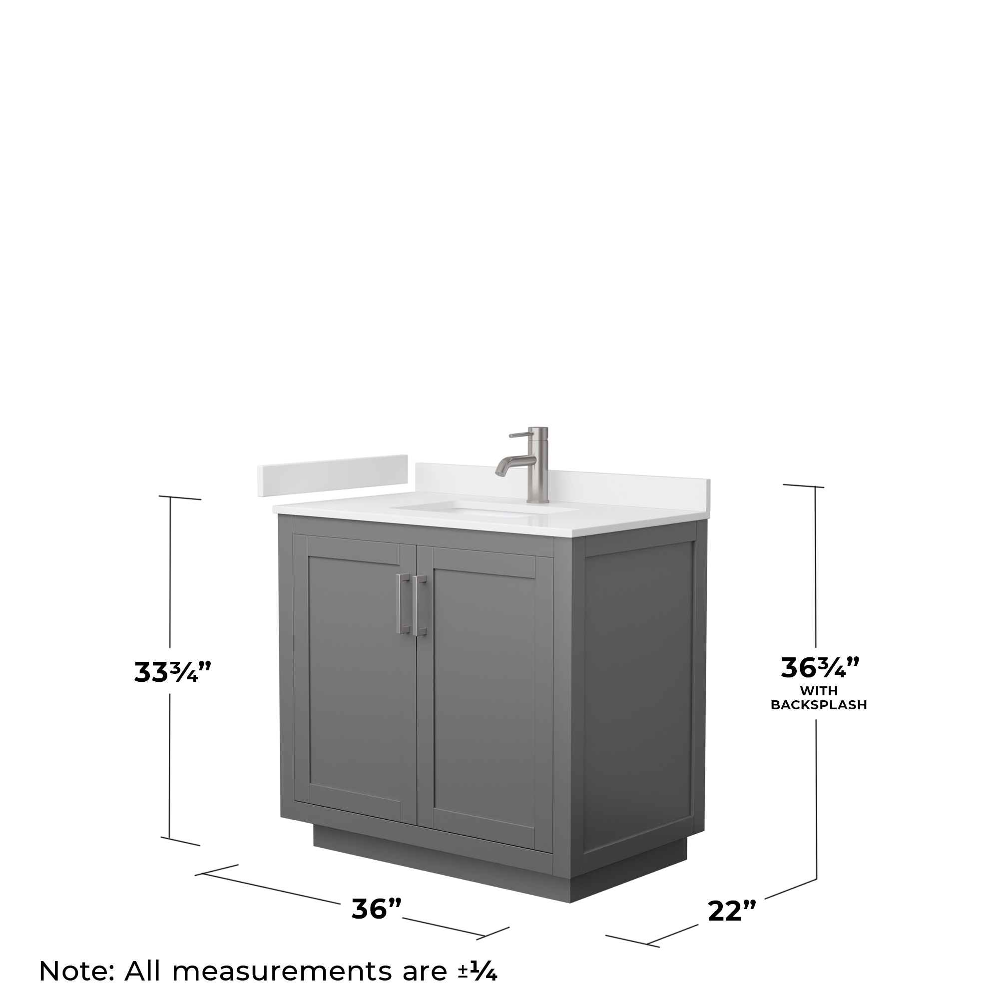 Wyndham Collection WCF292936SKGWCUNSMXX Bath-Vanity-Combo - View #5