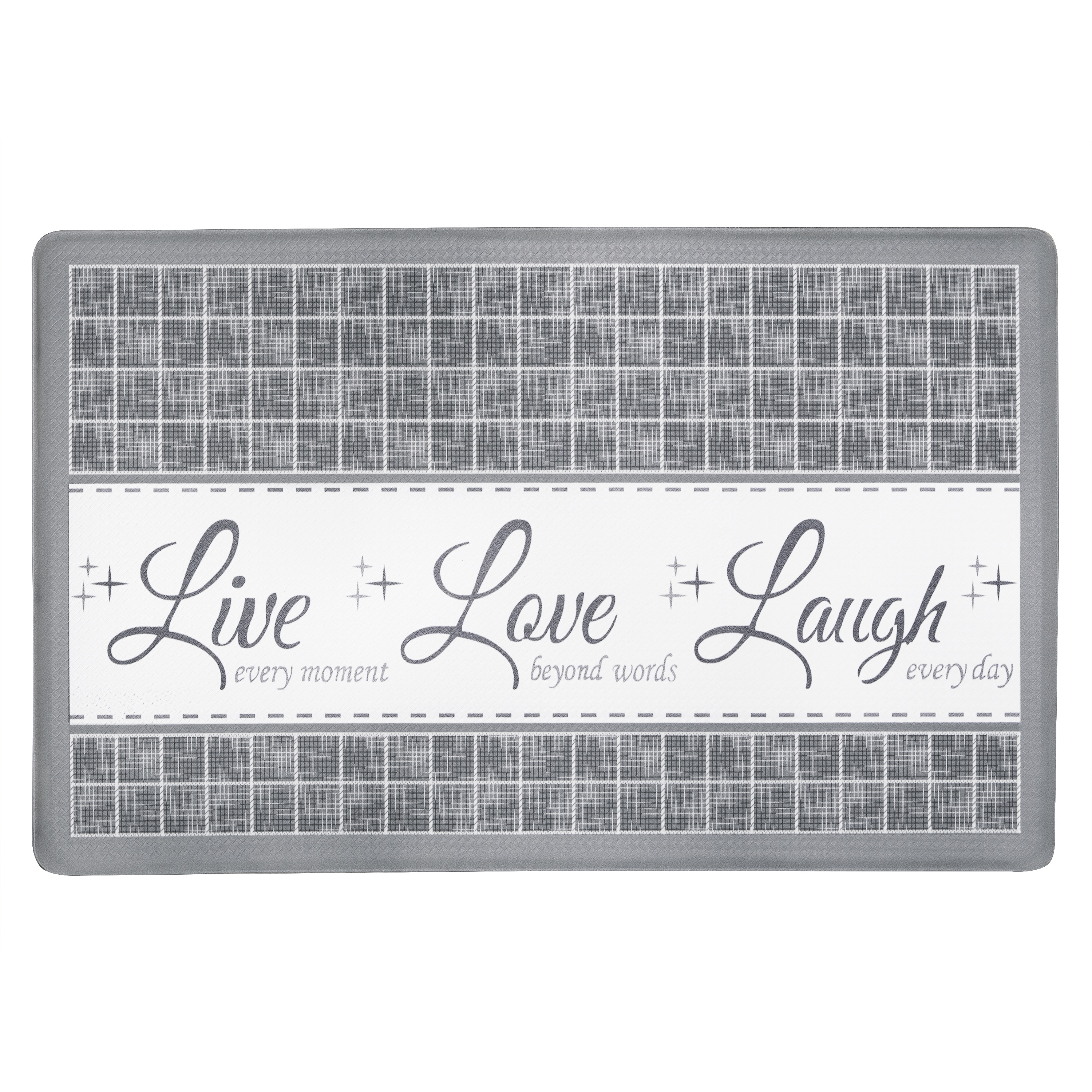 Achim ANFTMLLG12 2-ft x 3-ft Grey PVC Rectangular Indoor Home Anti-fatigue mat