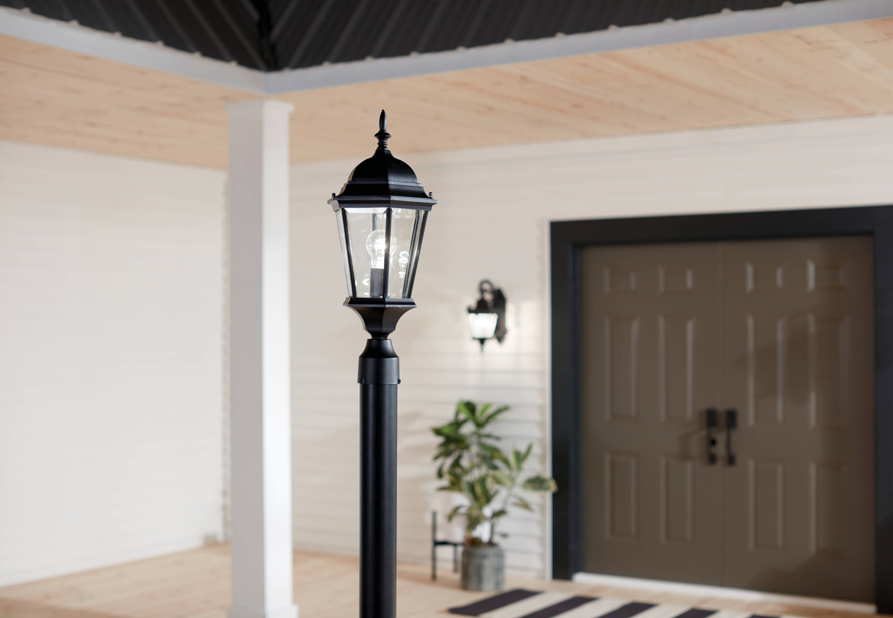 Kichler 9956BK Post-Lights - View #5