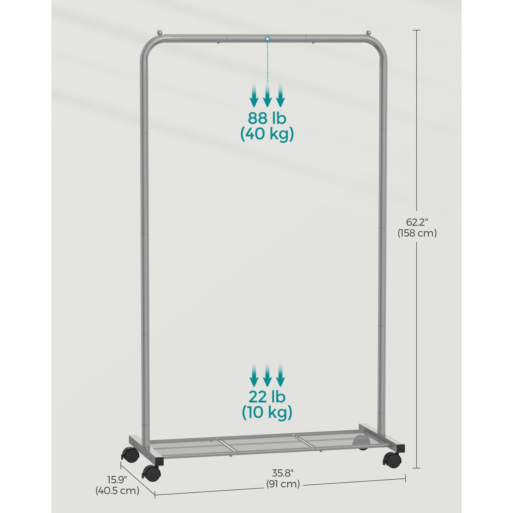 Slickblue D-SM-10A520RSHU Garment-Racks - View #4