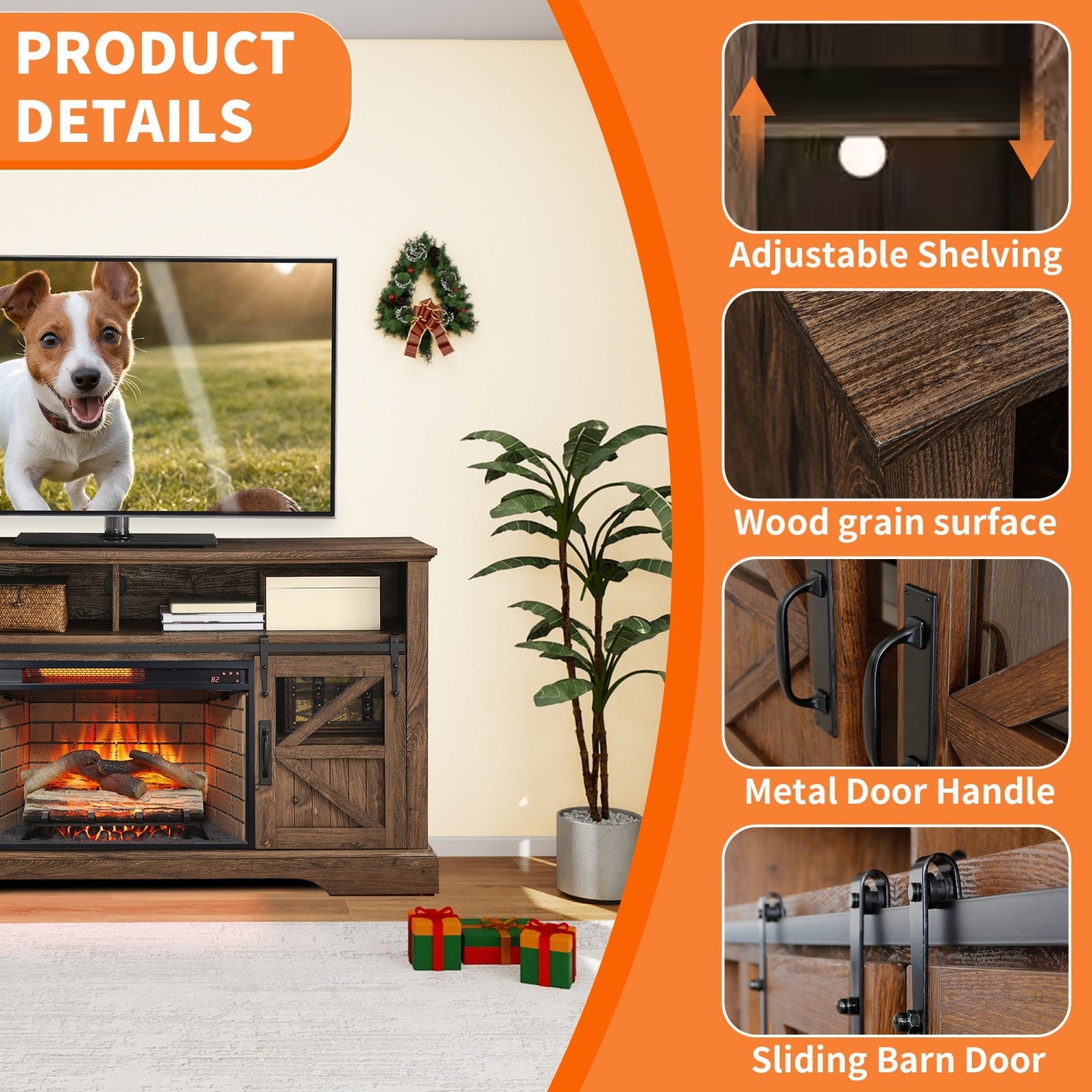 ToolCat MGG3-37-CEMFP Electric-Fireplaces - View #4