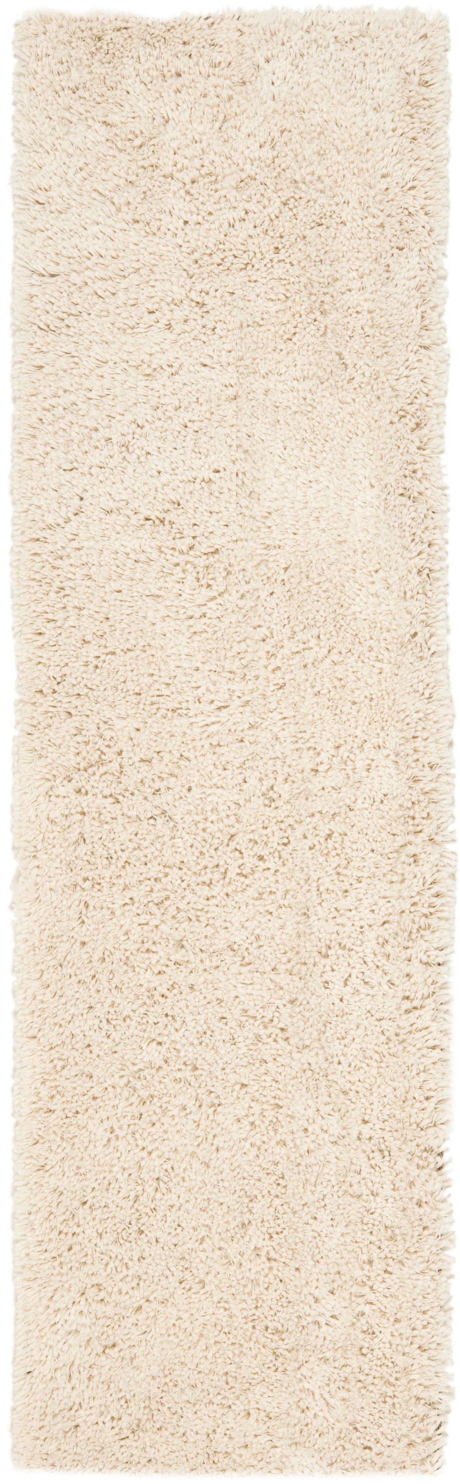 Safavieh SG240A-212 Ultra Shag 2 x 12 (ft) Tufted Polyester White Rectangular Indoor Solid Runner rug
