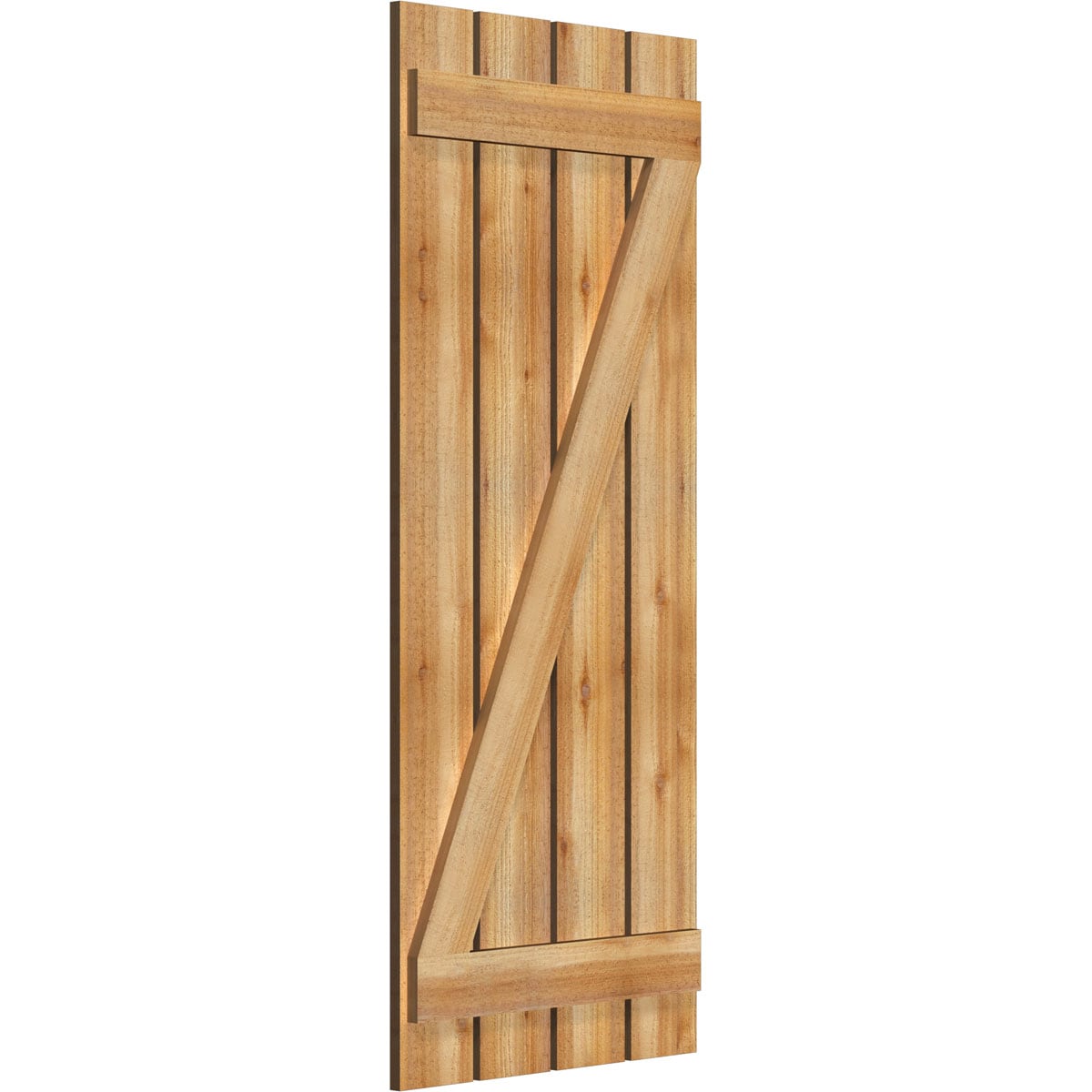 Ekena Millwork RBS06Z23X056RWR Exterior-Shutters - View #2