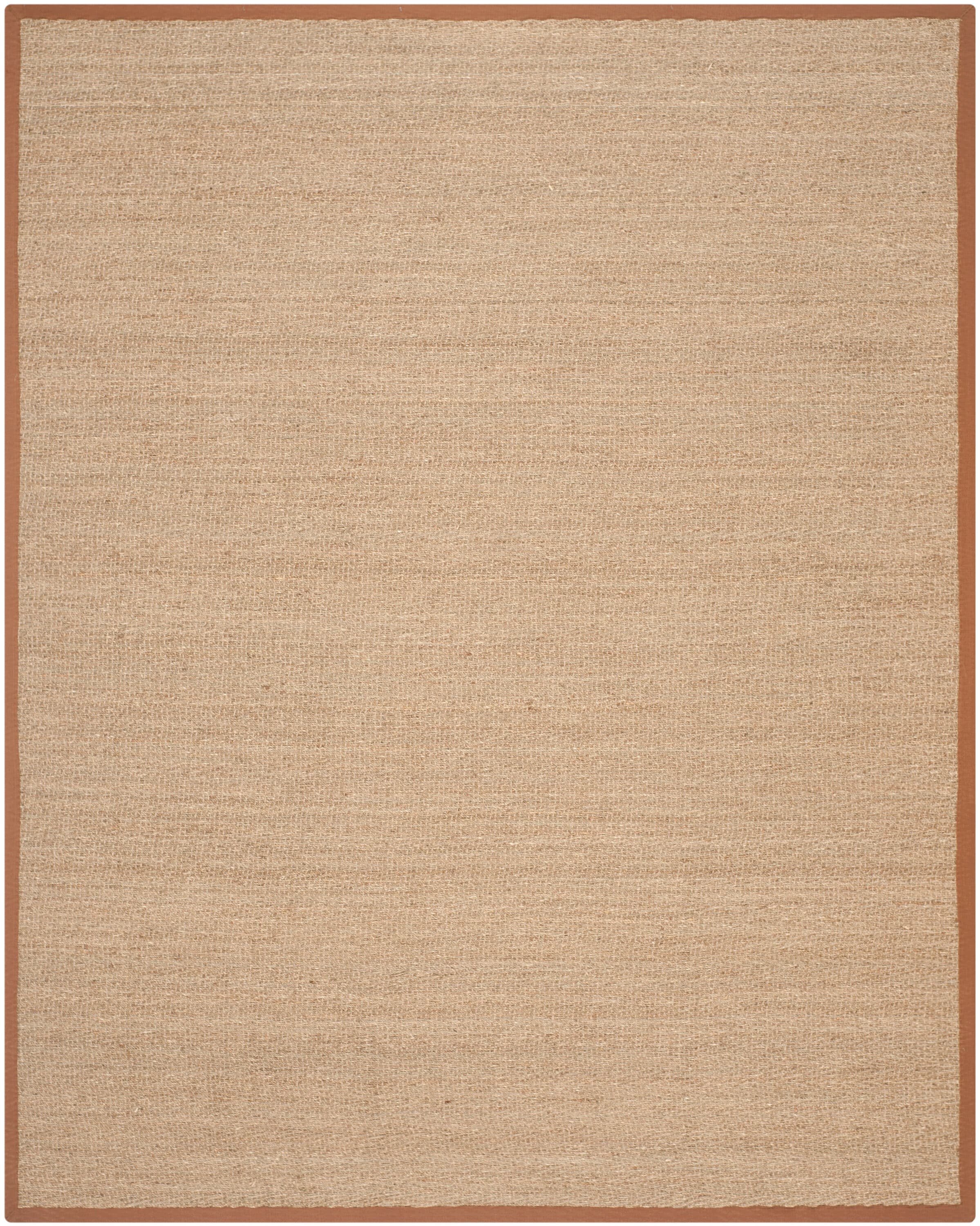 Safavieh 8.8-ft x 12-ft Loomed Seagrass Natural/Brown Rectangular ...