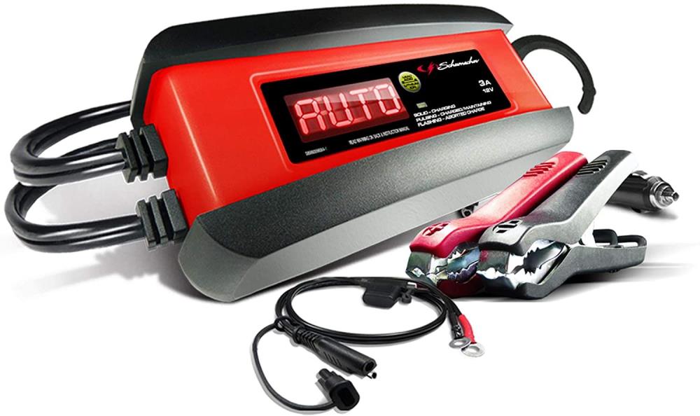 3A 12V Automatic Battery Charger/Maintainer - Schumacher Electric