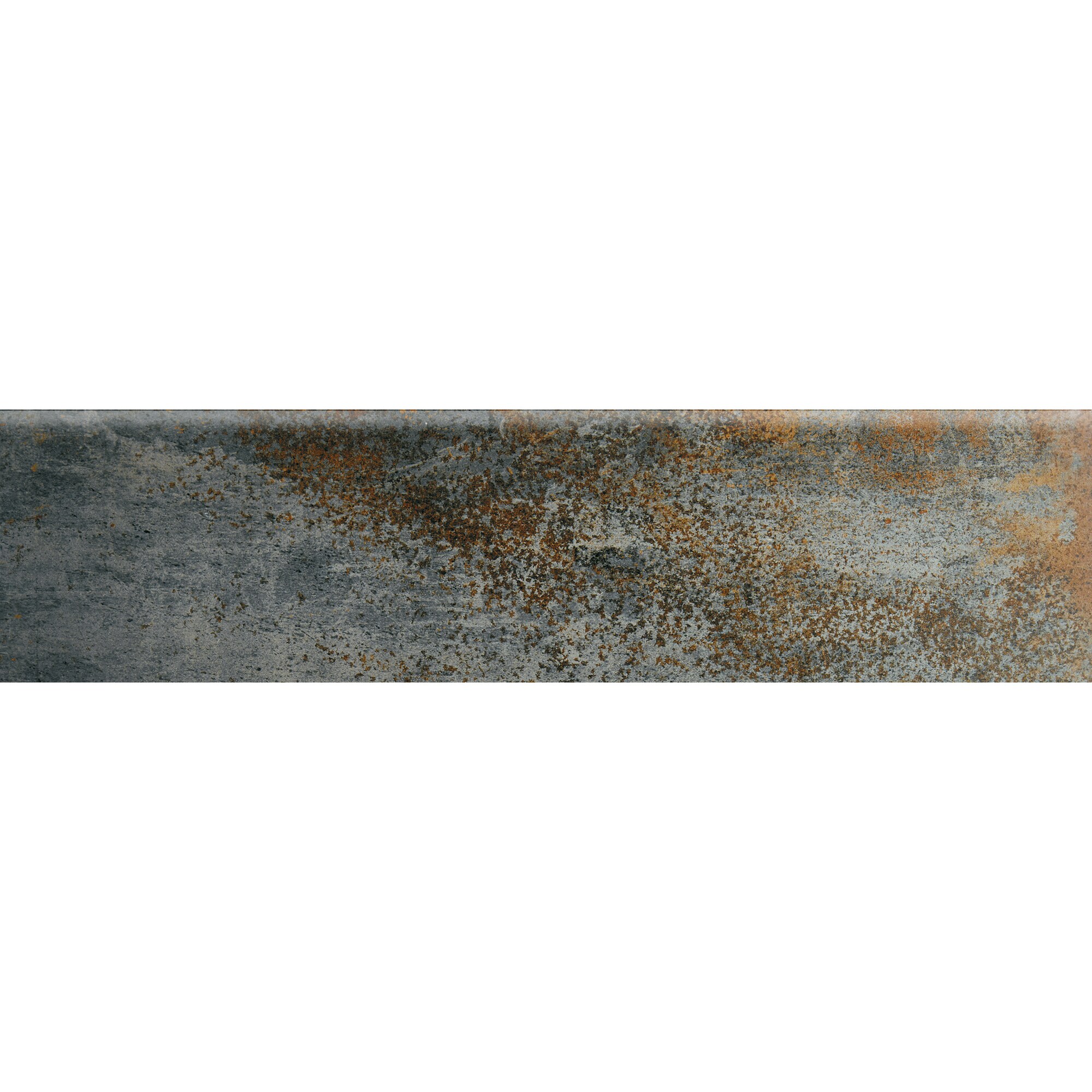 Crossville EnGarde 12-Pack Copper Porcelain Bullnose Trim Tile (6-in x 24-in)