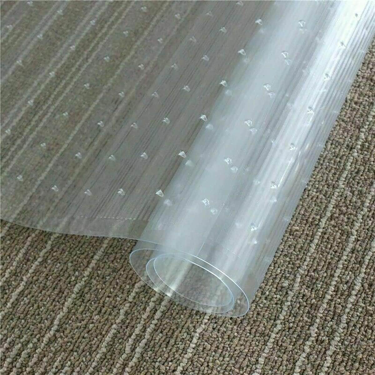 Project Source 2-ft x 12-ft Clear PVC Rectangular Indoor Decorative Runner Mat
