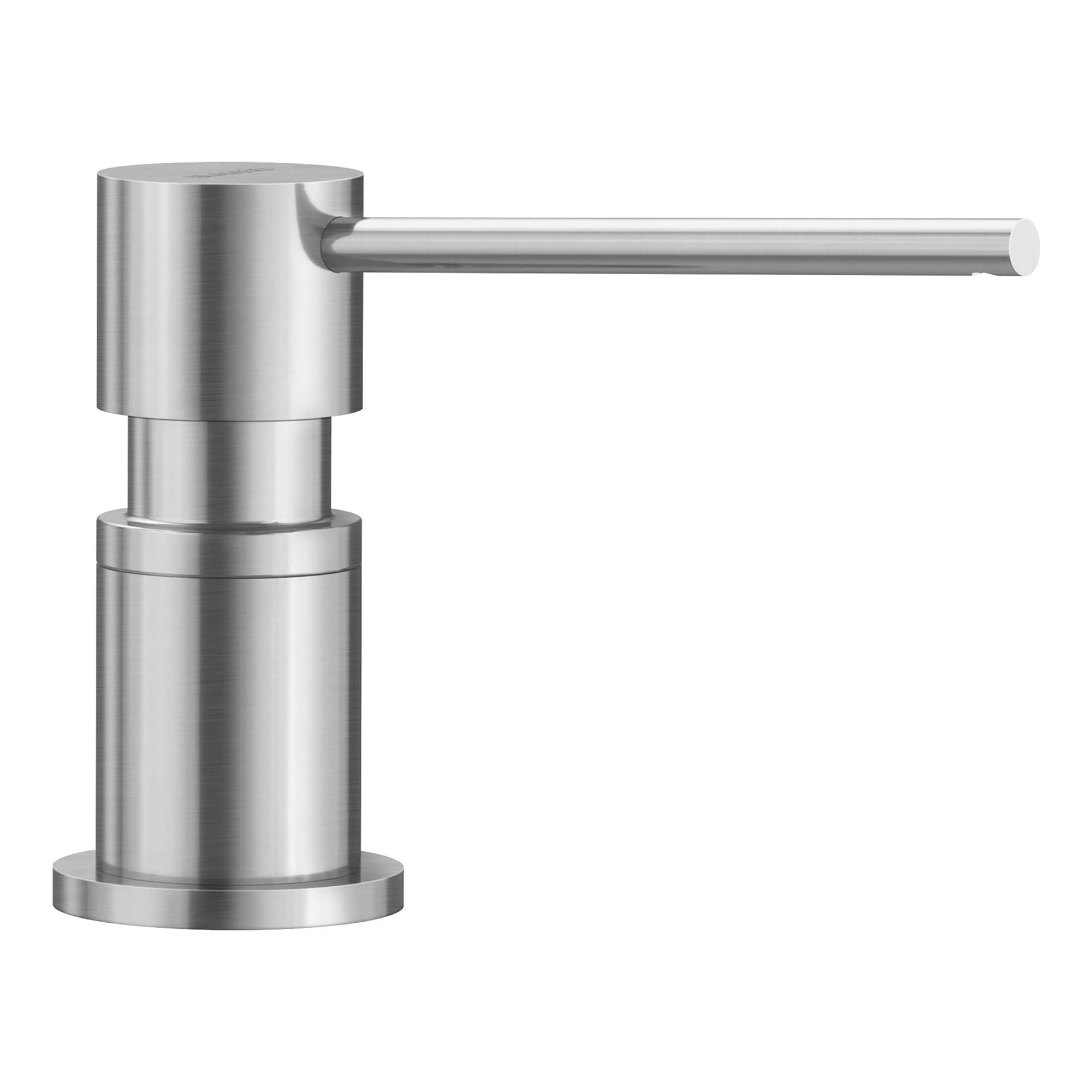 BLANCO 402299 Lato Pvd Steel 10-oz. Capacity Deck-mount Soap and Lotion Dispenser
