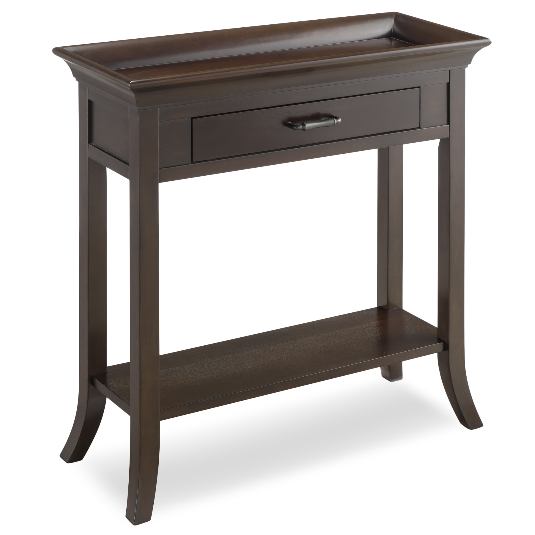 Leick Home 10127 Favorite Finds Casual Chocolate Cherry Console table
