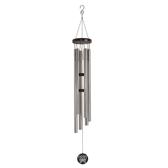 Garden Treasures 47-in Multi Metal Wind Chime in the Wind Chimes department  at