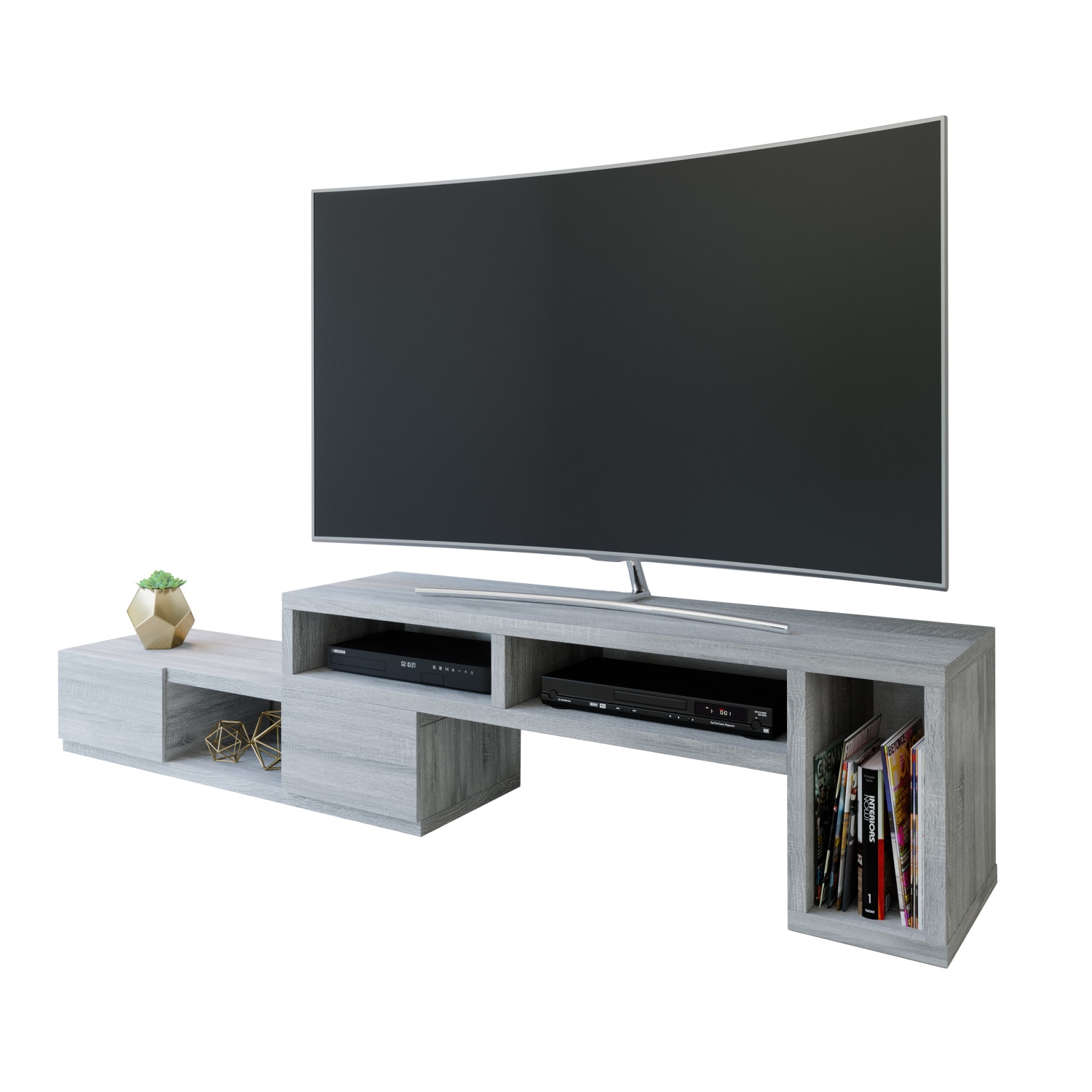 Streamdale Furniture RTA-7050-GRY Tv-Stands - View #10